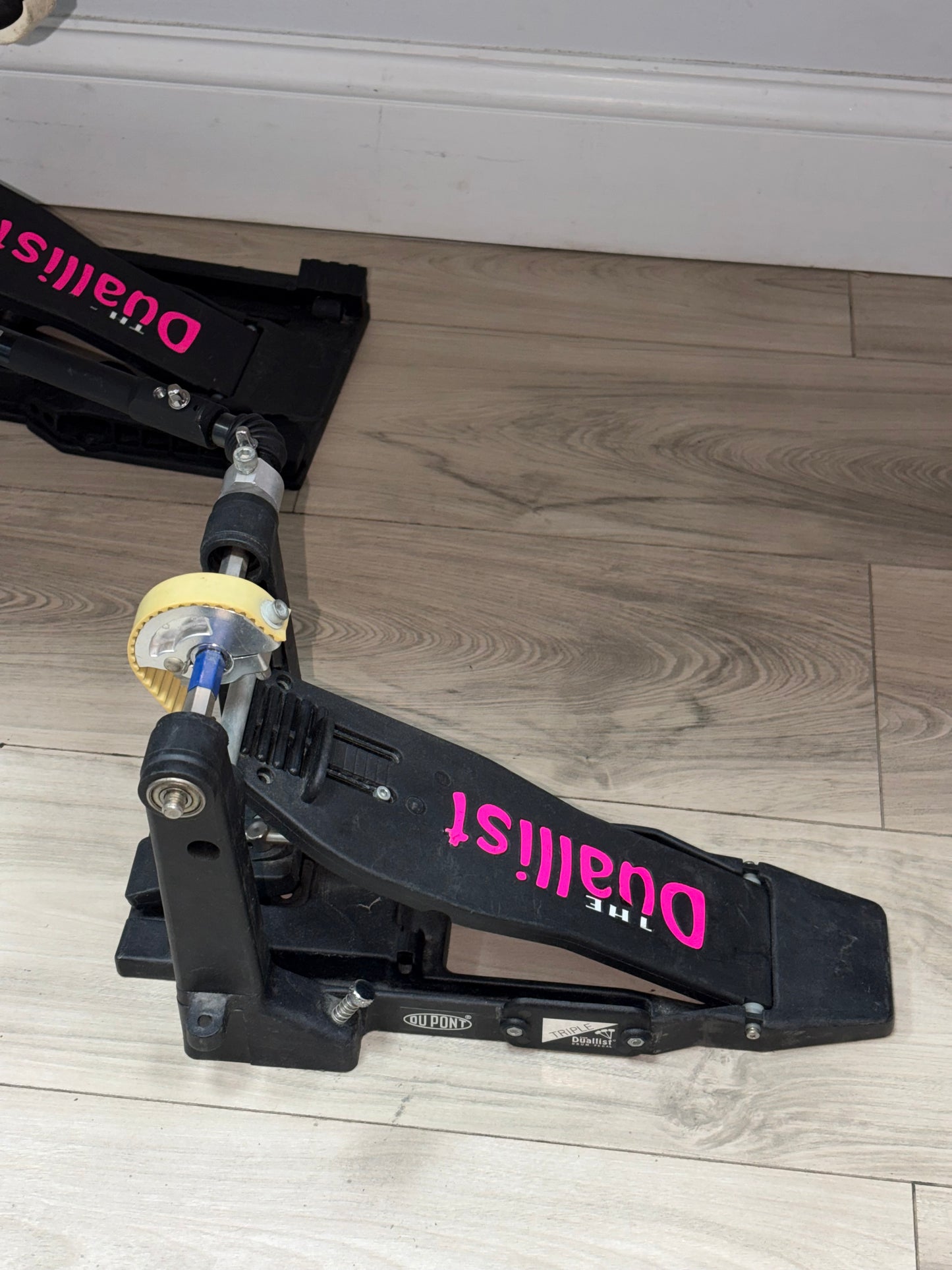 The Dualist D3 Triple Bass Drum Pedal Dual Belt Drive with Bass Attachments
