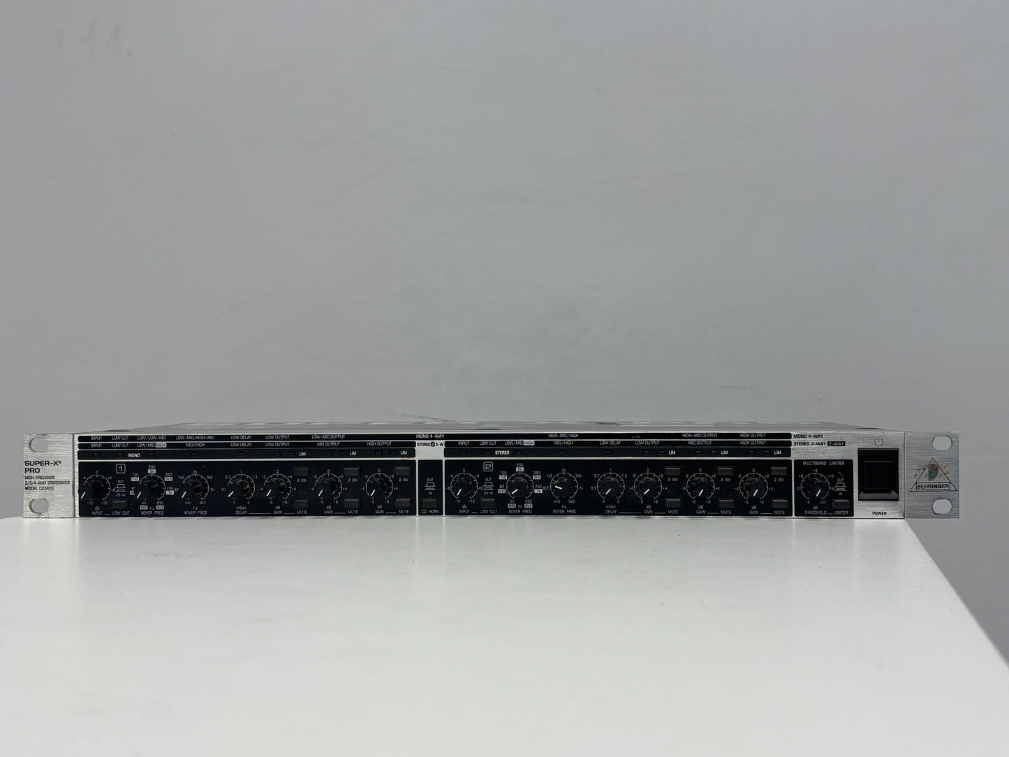 Behringer Super-X Pro CX3400 2/3-Way Stereo & 4-Way Mono Crossover