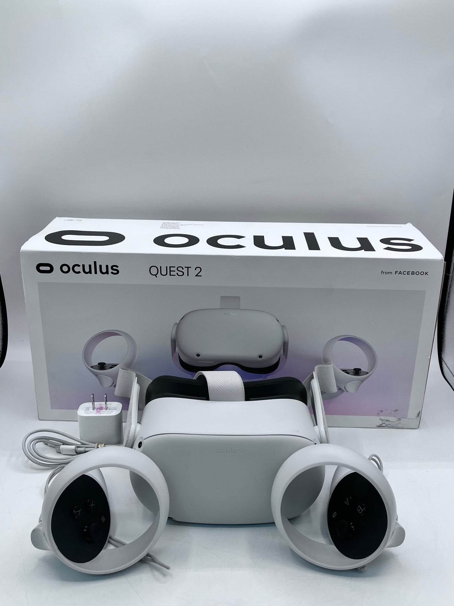 Meta Oculus Quest 2 128GB Advanced All-In-One VR Headset - White Free Shipping