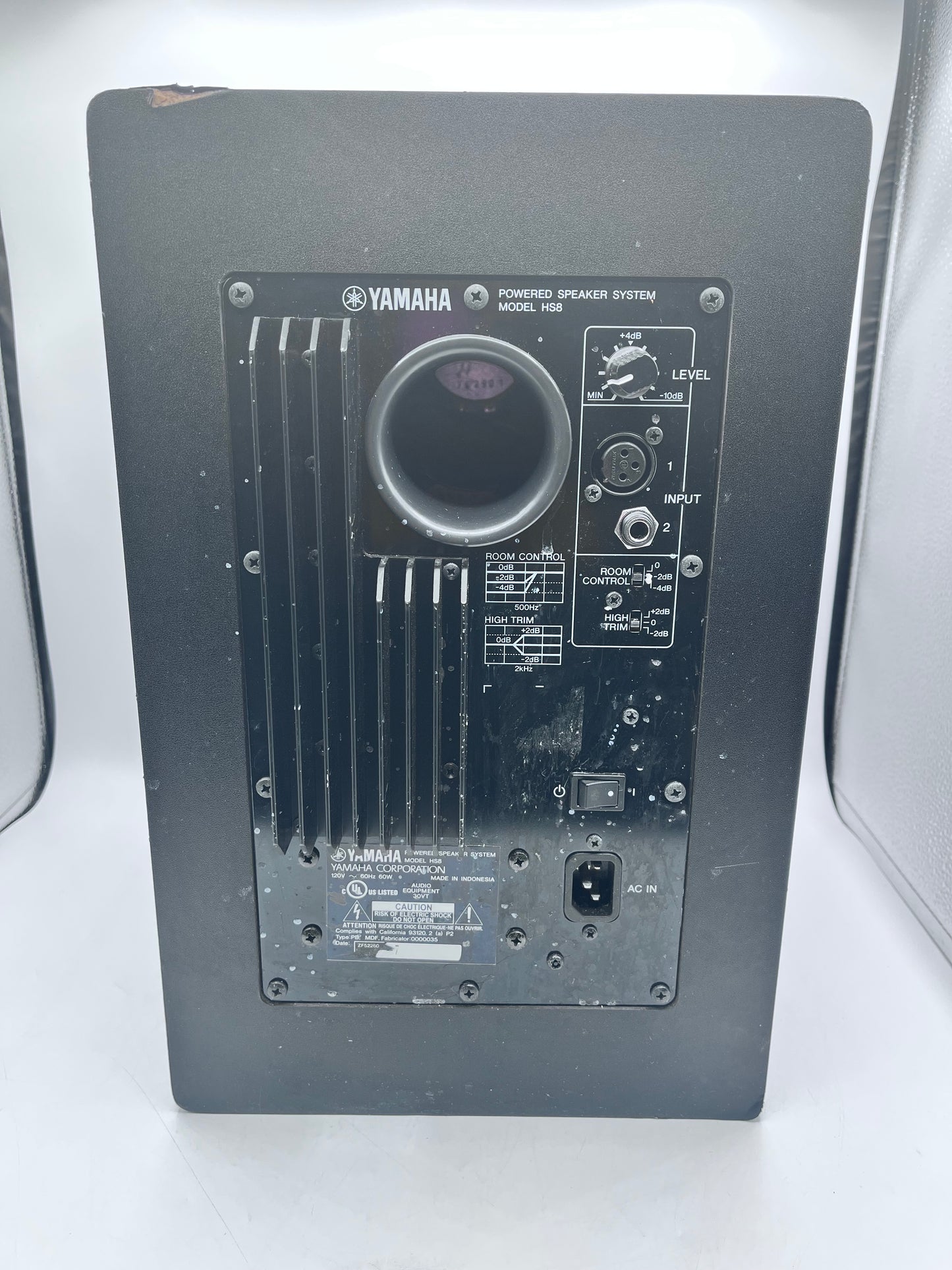 Yamaha HS8 Pair - 8 inch Powered Studio Monitor Tested - **Free Shipping**