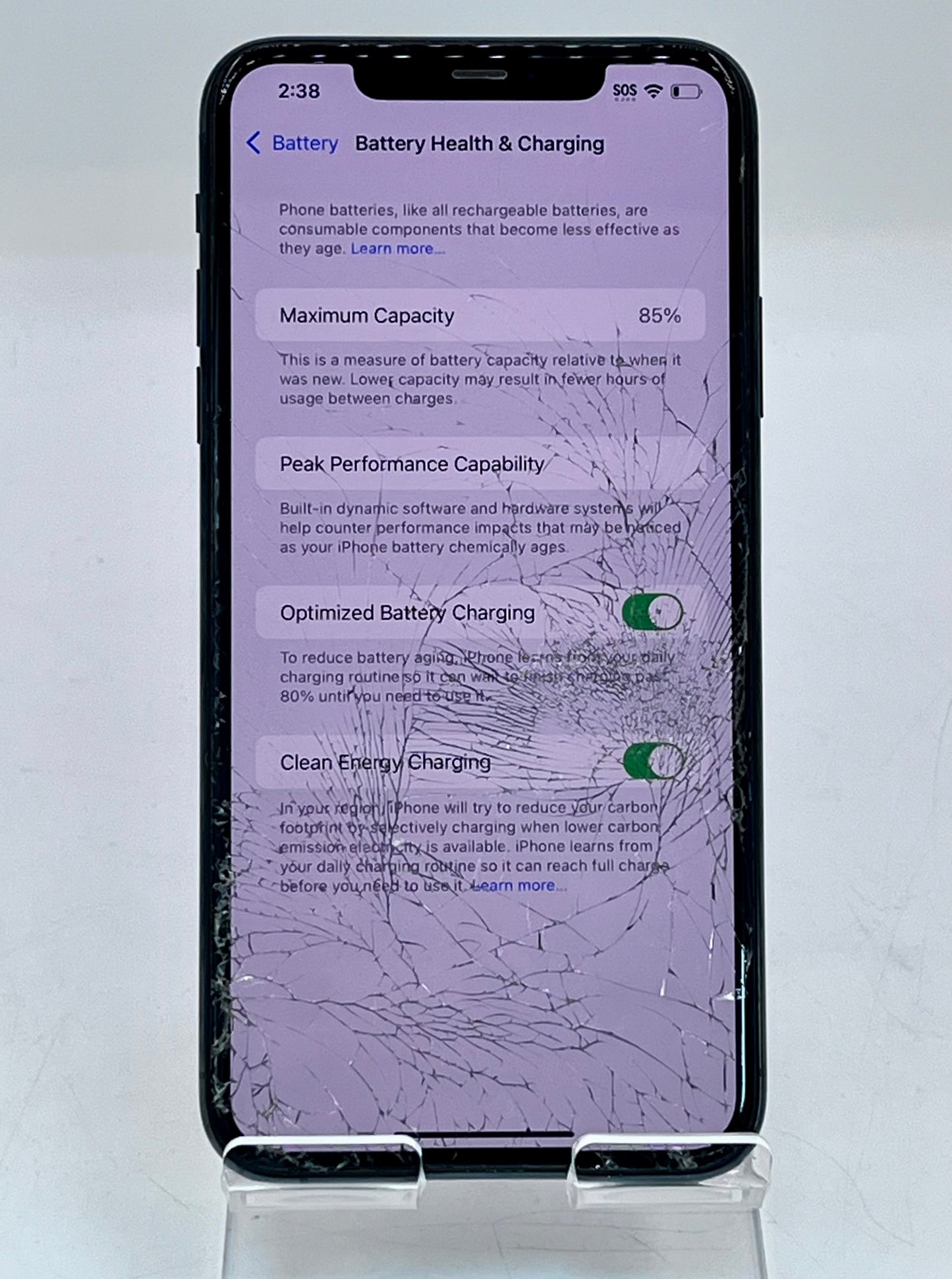 Apple iPhone 11 Pro Max 512GB Unlocked A2161 MWGT2LL/A READ GREEN