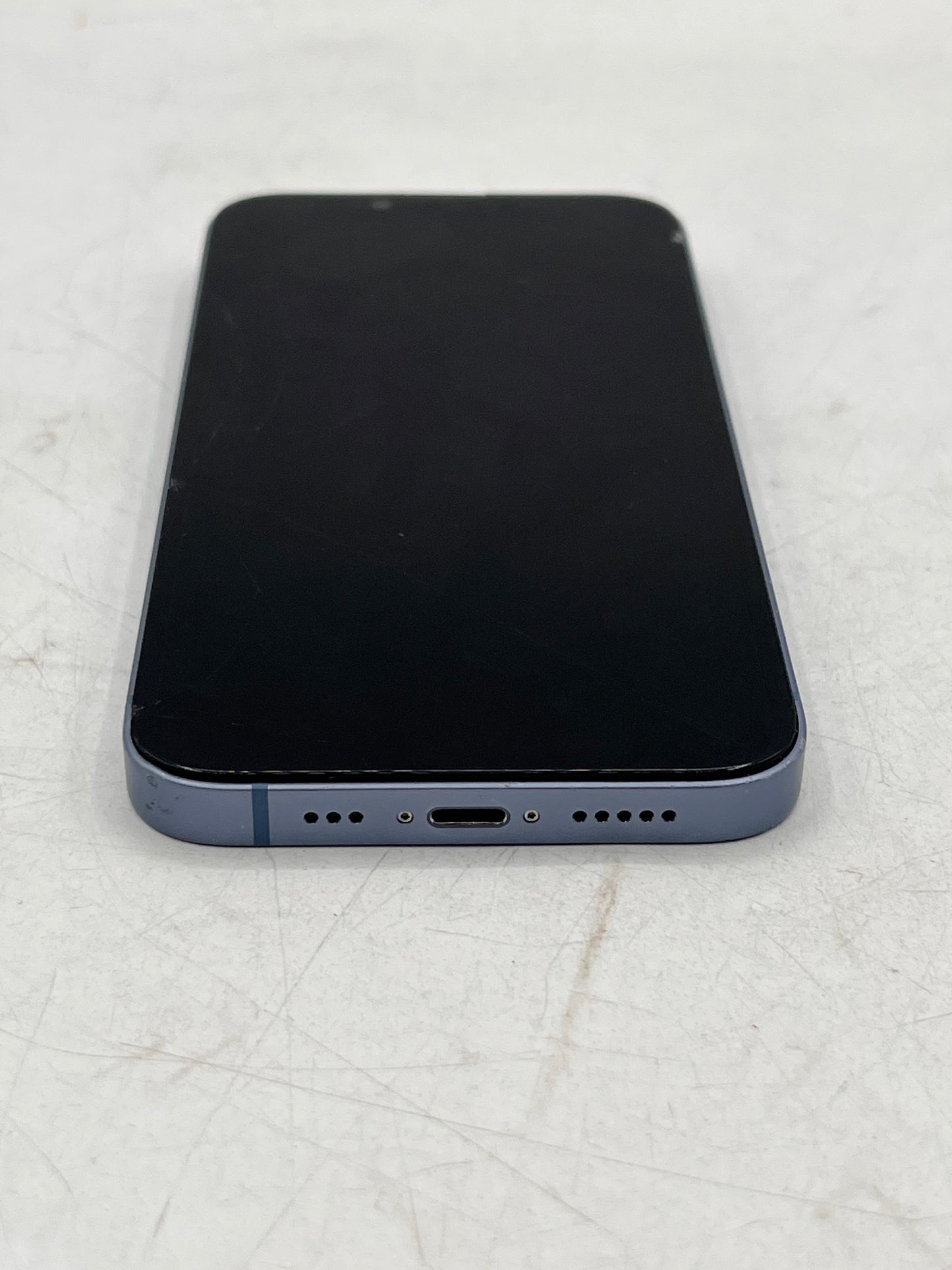 Unlocked Apple iPhone 14 MPVH3LL/A A2649 128GB Blue READ 88% BATT