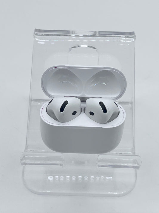 Apple AirPods 4th Gen A3058 A3059 A3053 White Complete Set