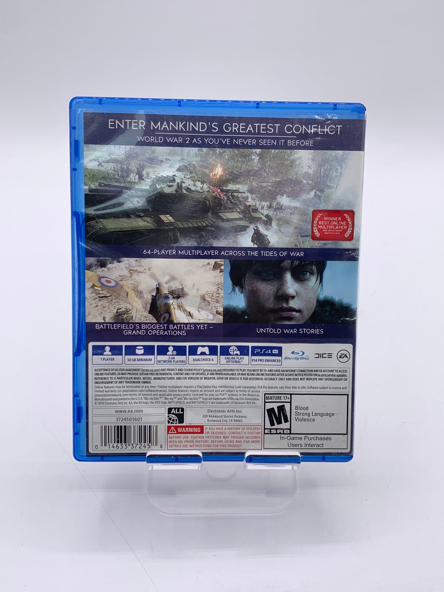 Playstation 4 Battlefield V - Free Shipping!