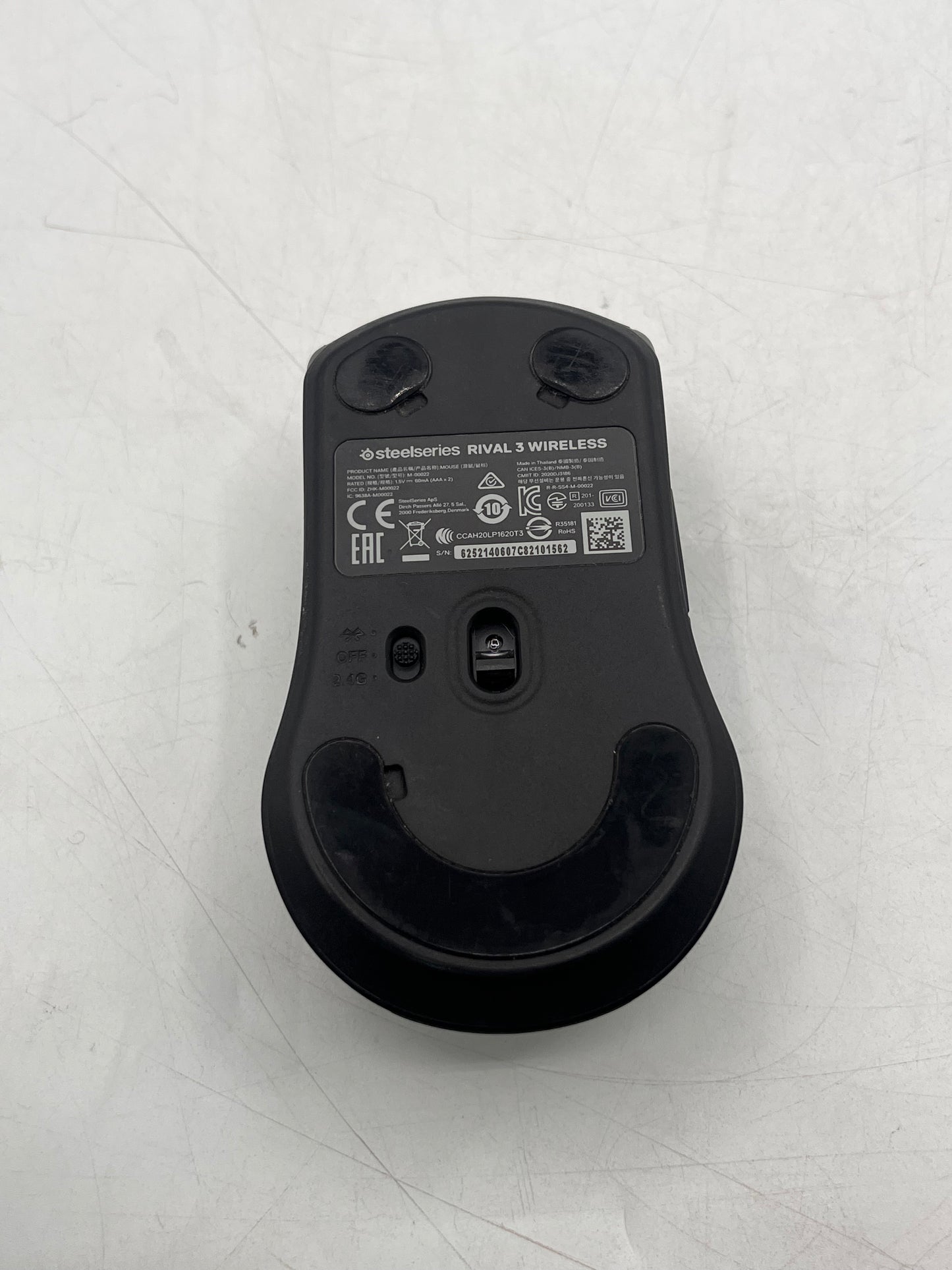 STEELSERIES RIVAL 3 WIRELESS M-00022 - Black