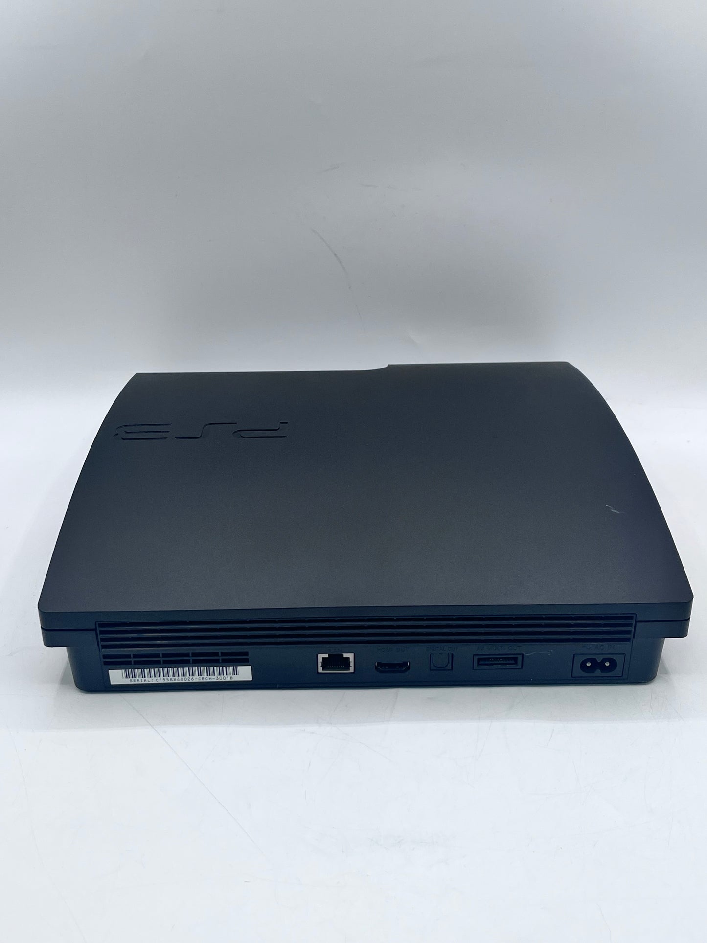Sony PlayStation 3 Slim CECH-3001B Video Game System Black w/ Cords Tested