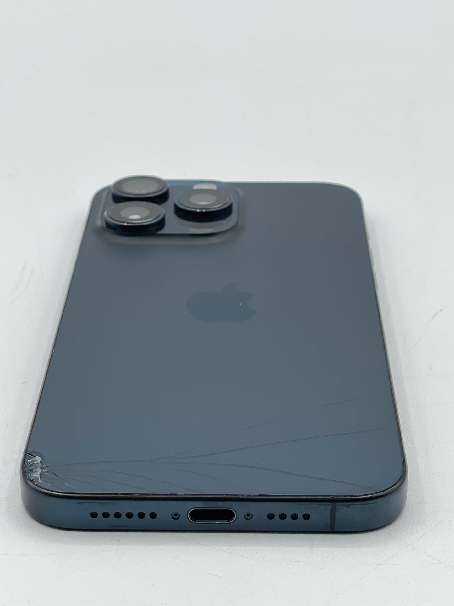 AT&T Only Apple iPhone 15 Pro Max 1TB A2849 NU6J3LL/A Blue 100% Battery Health