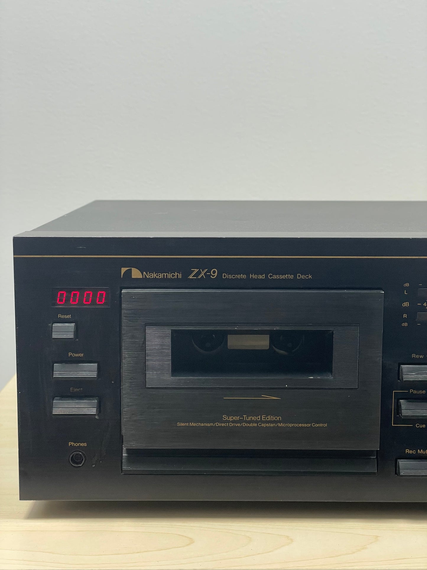 Nakamichi ZX-9 3-Head Discrete Cassette Deck - TESTED & WORKING - VINTAGE Free Shipping