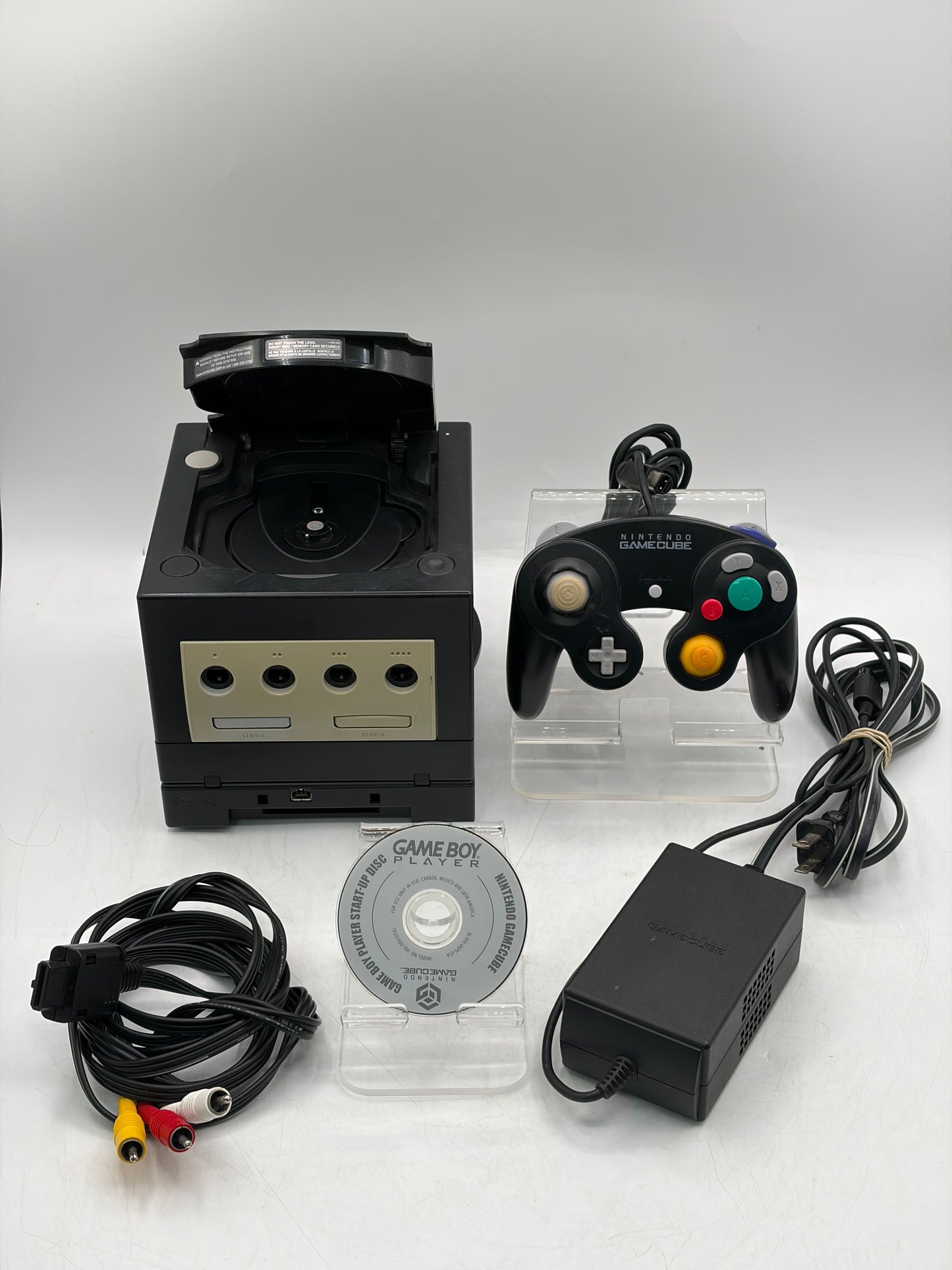 Nintendo GameCube DOL-001 2001 Game Boy Player Start Up Disc Disk DOL-017 Bundle
