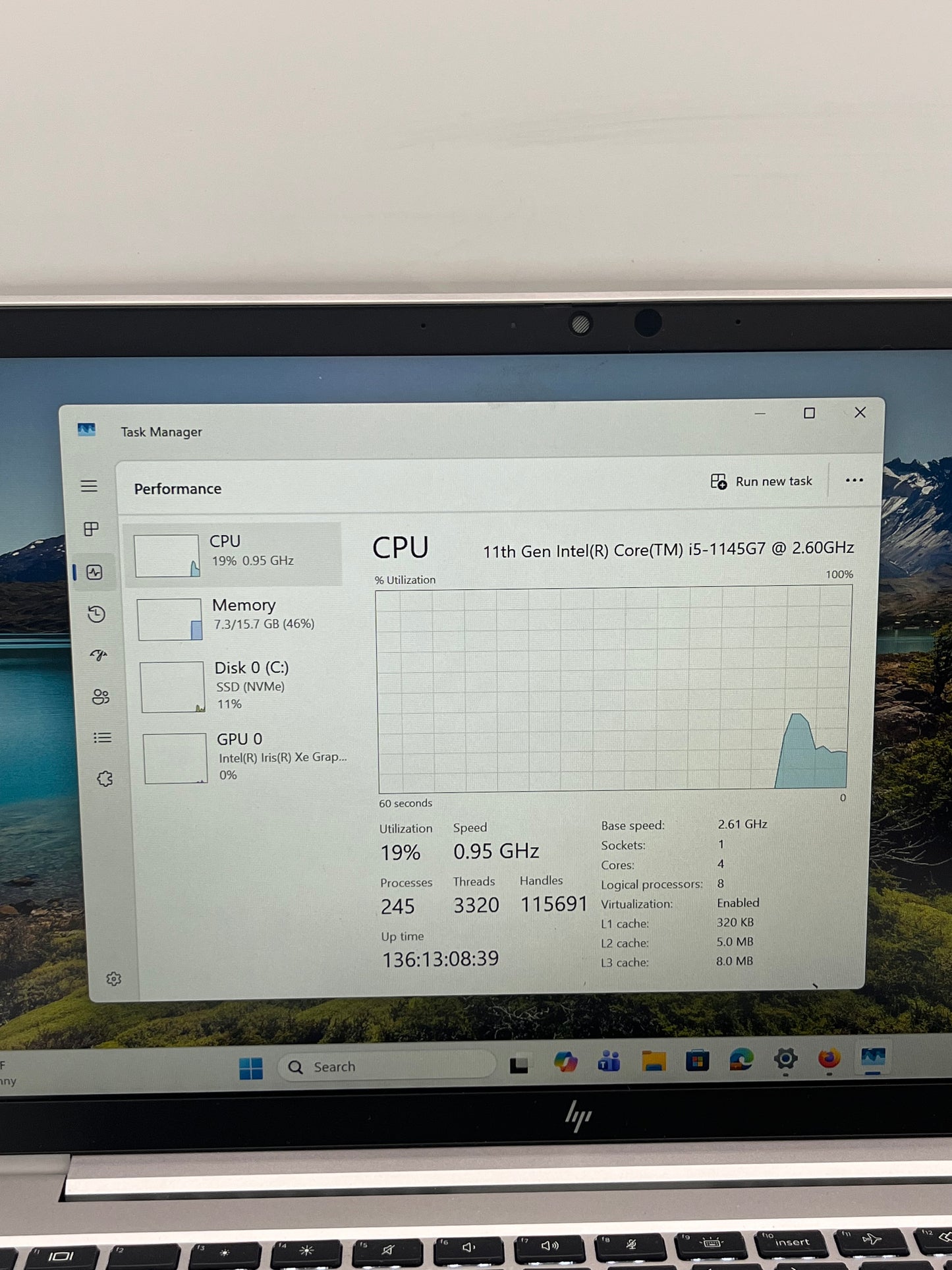 HP EliteBook 840 G8 14" Intel Core i5-1145G7 2.60GHz 16GB RAM 512GB SSD