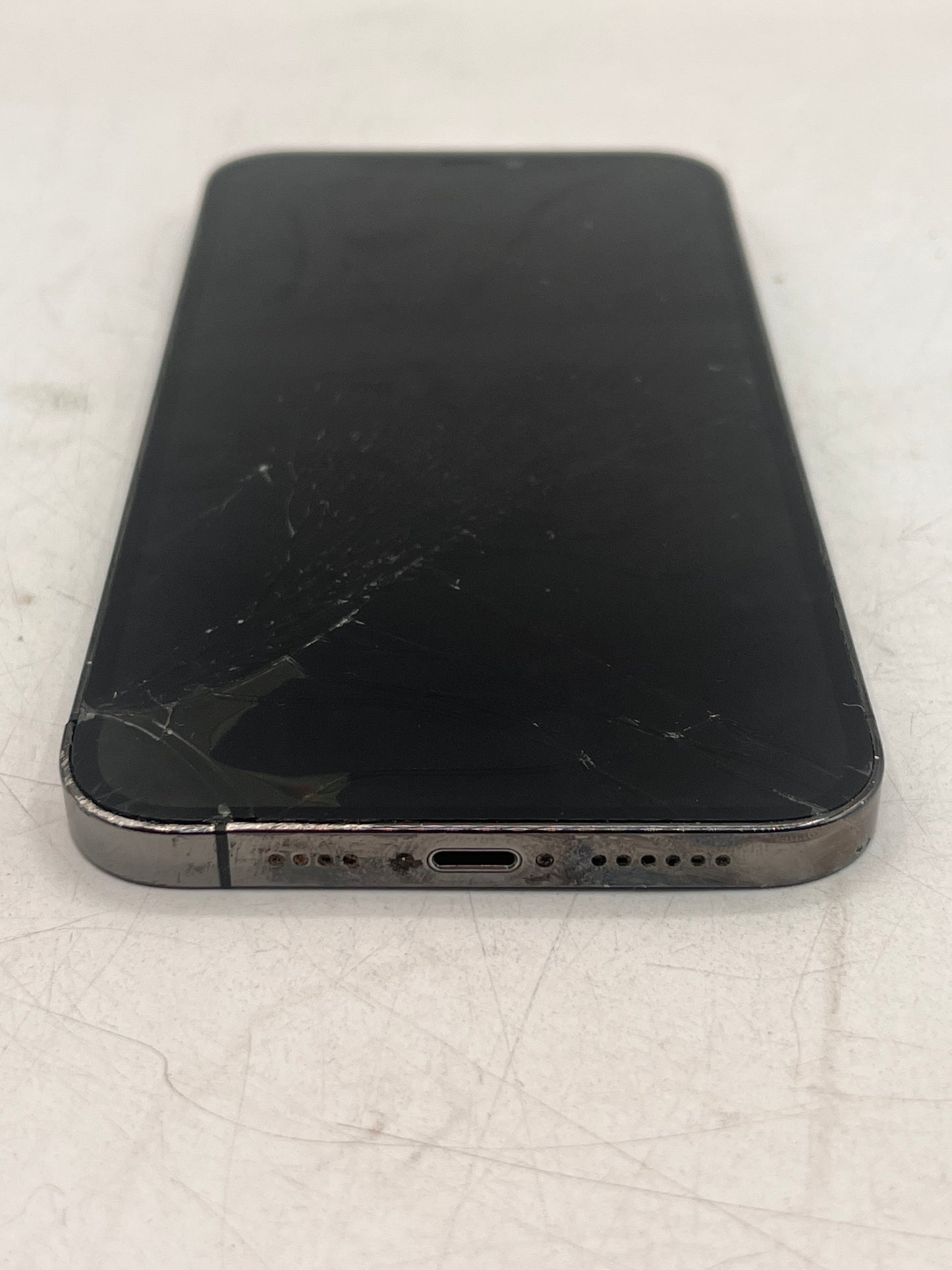 Apple iPhone 12 Pro Max A2342 MG9H3LL/A 128GB Black Smartphone Broken