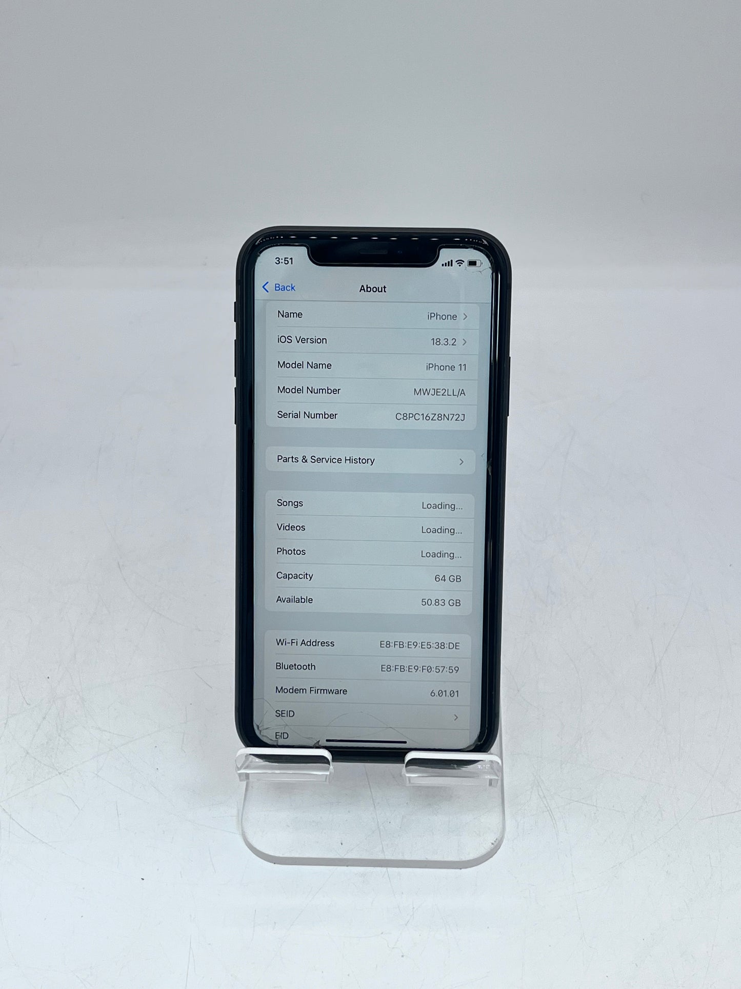 Apple iPhone 11 A2111 64GB Unlocked -Clean IMEI