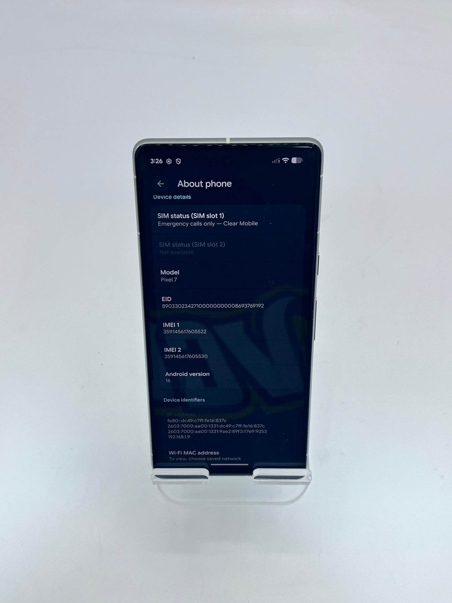 Unlocked Google Pixel 7 GVU6C 128GB Cell Phone - Green