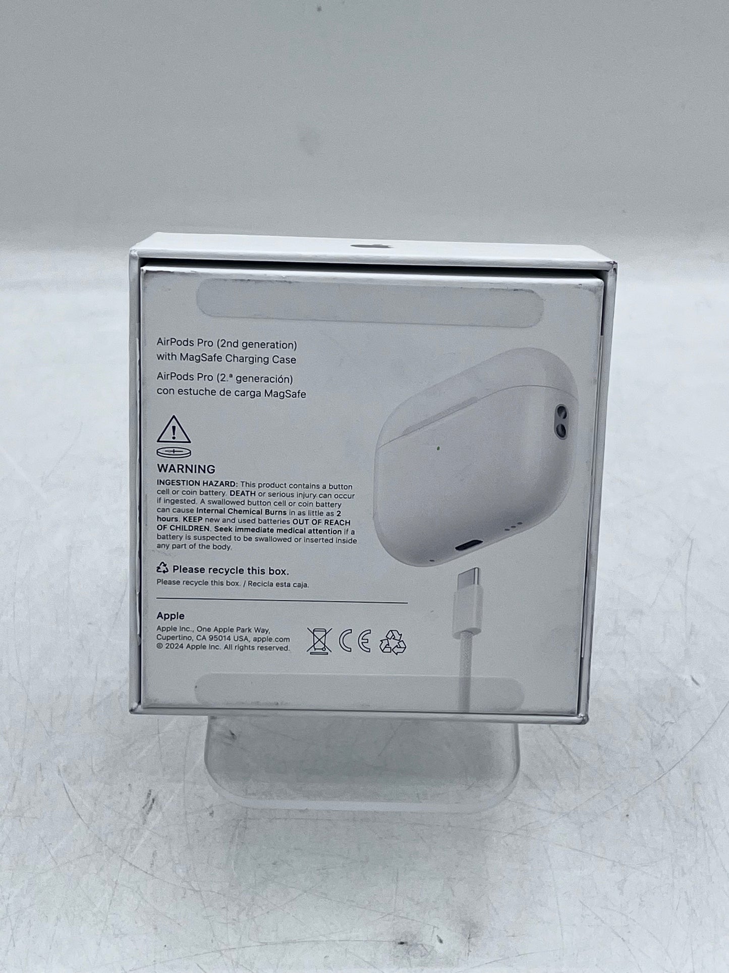 Apple AirPods Pro 2nd Generation w/MagSafe Wireless Charging Case (USB‑C)