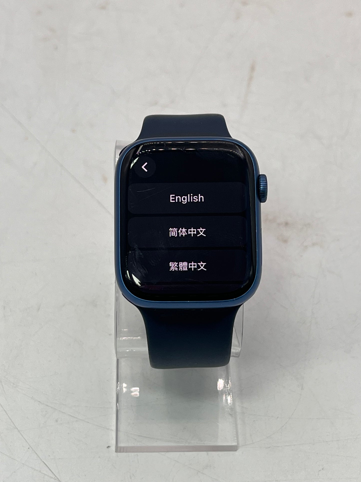 Apple Watch Series 7 Cellular A2477 45mm Midnight Aluminum GPS + Cellular - Blue