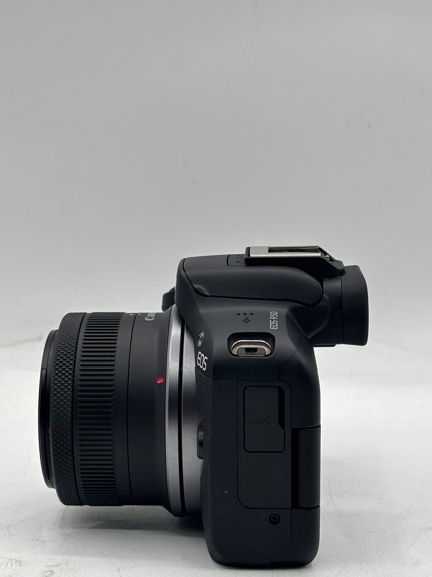 Canon EOS R50 Mirrorless Camera + RF-S 18-45mm Lens 24.2MP Tested NO BATTERY