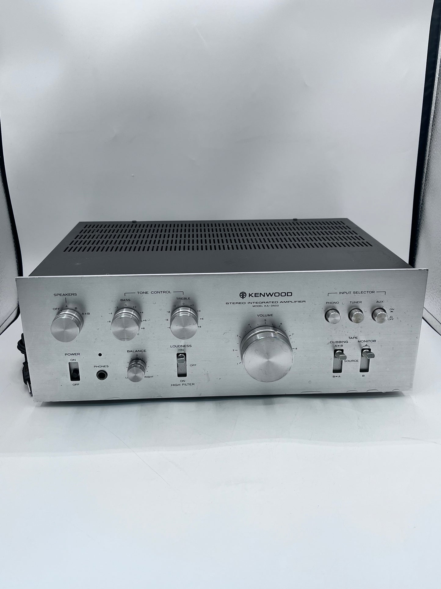 Kenwood KA-3500 Integrated Amplifier Vintage Stereo  - Silver