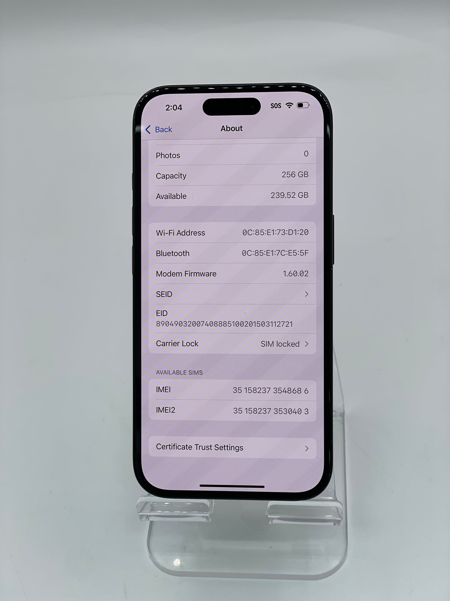 T-Mobile Only Apple iPhone 16 128GB - A3081 MYAX3LL/A READ