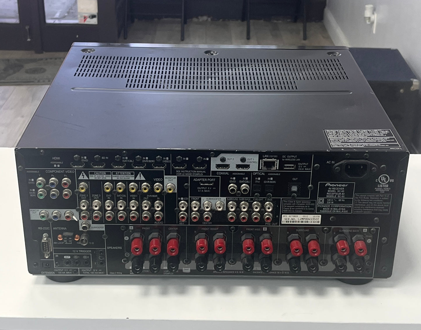 Pioneer Elite Hi Fi SC-65 9.2-channel network AV receiver Tested Free SHIPPING