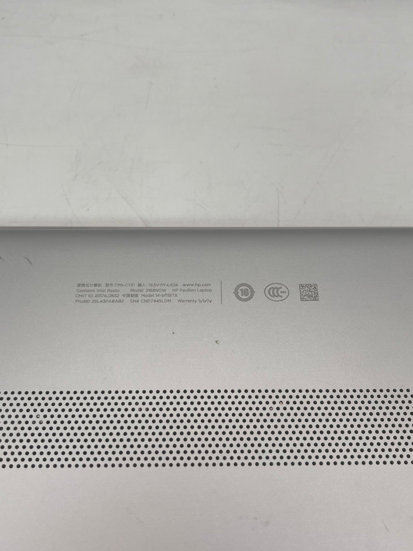 HP Pavillon 14-BF118TX 13" i5-8250U 8GB 128GB SSD 1TB HDD Nvidia Geforce 940MX