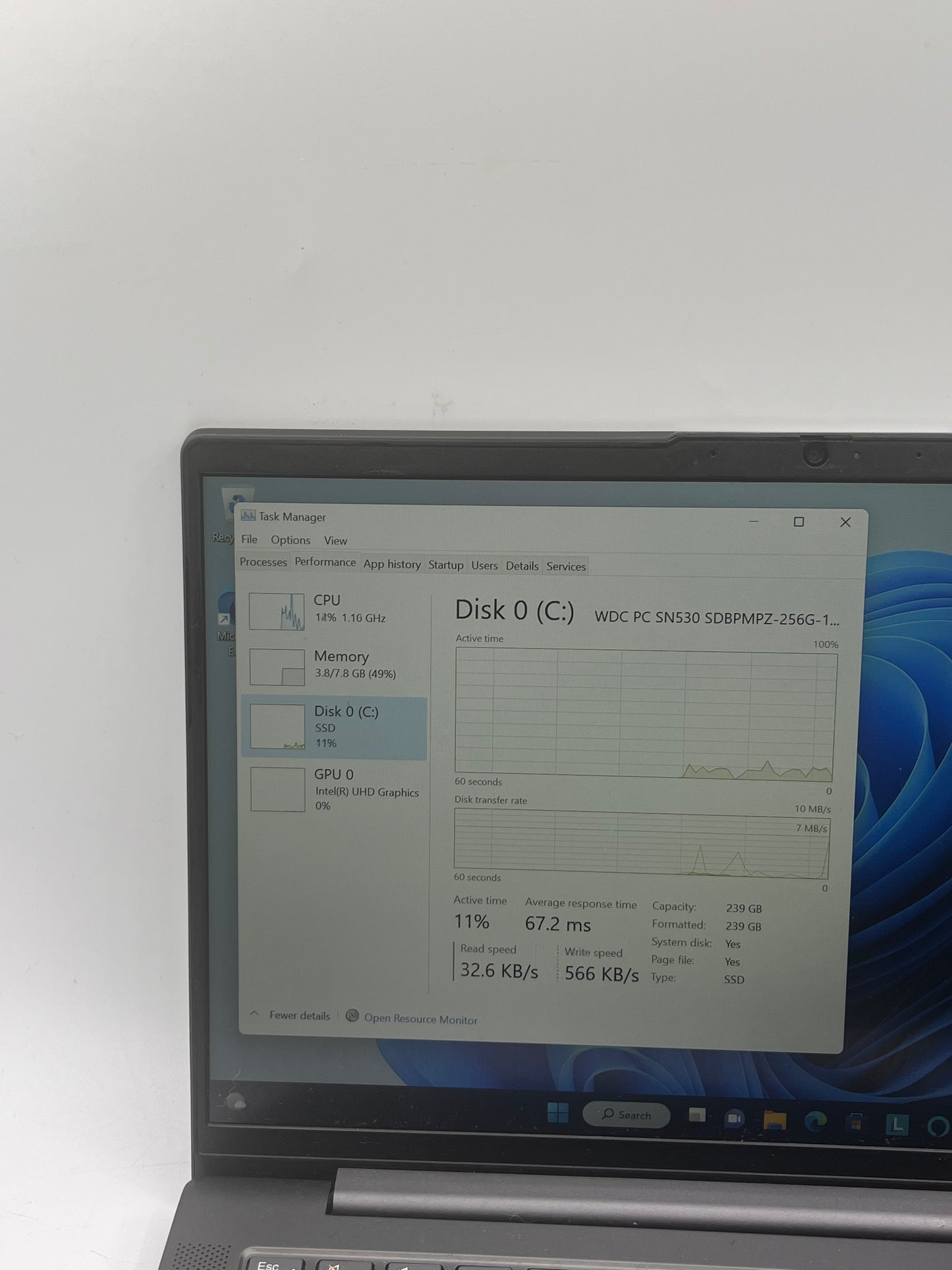 Lenovo ideapad 1 14IJL7 Laptop - Silver