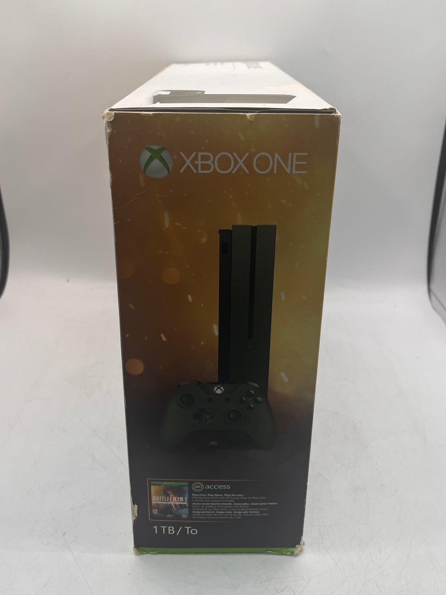 Microsoft Xbox One S 1TB Console Gaming System Battlefield 1 Military Green 1681
