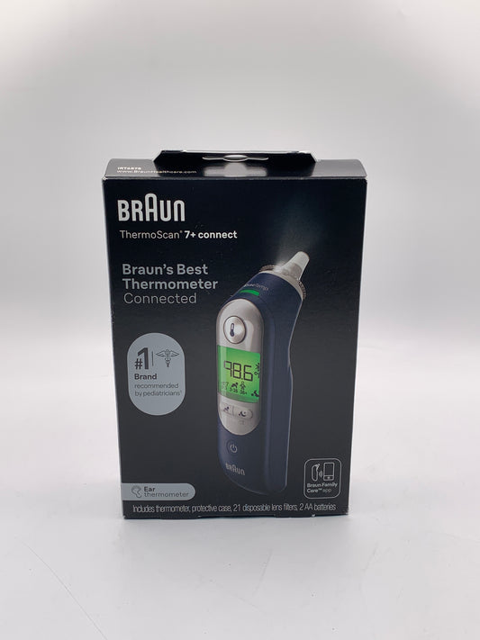 Braun Thermoscan 7+ Connect Black - New In Box