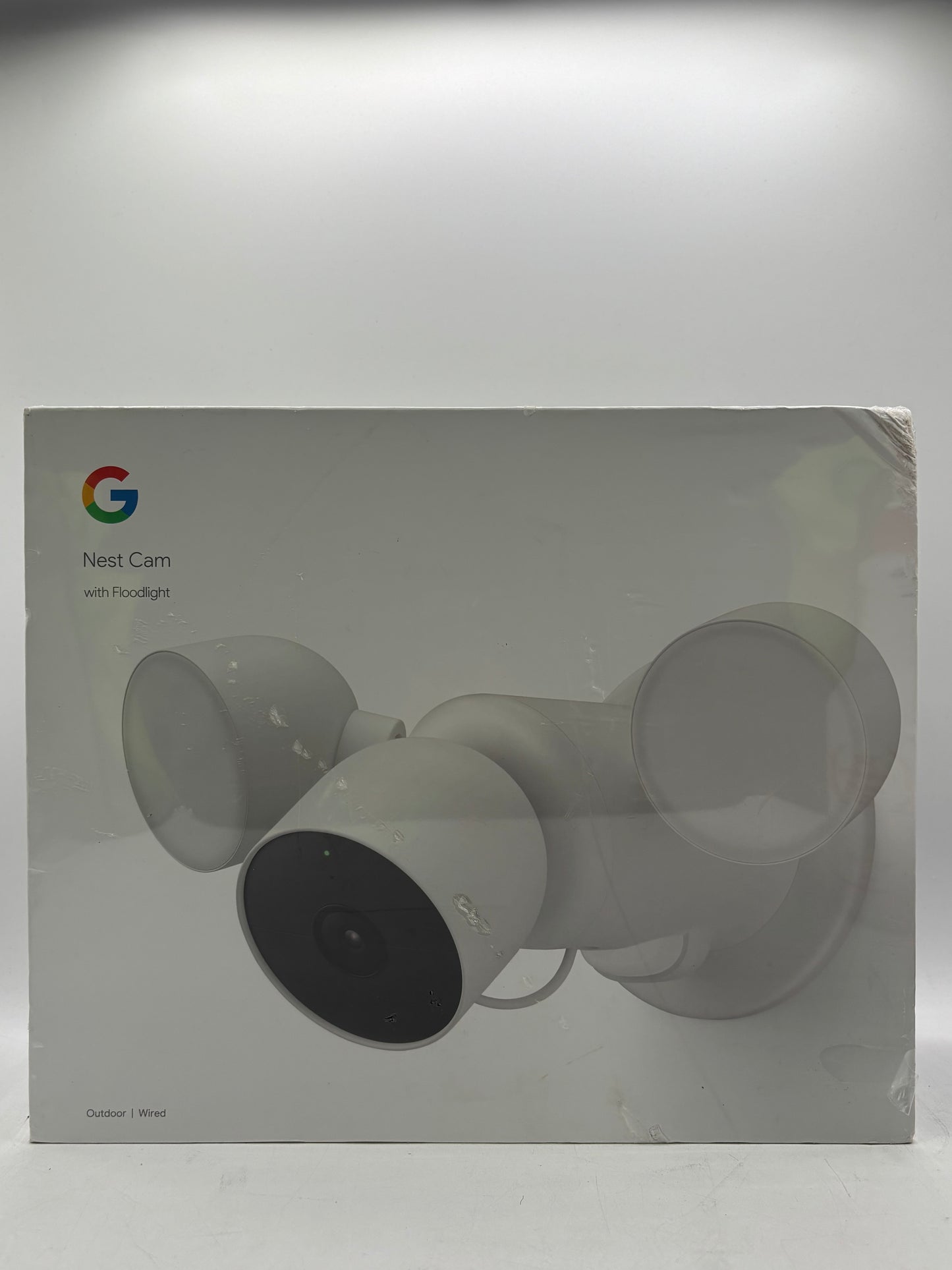 Google Nest Cam With Floodlight - Wired Outdoor Smart Home Security Camera