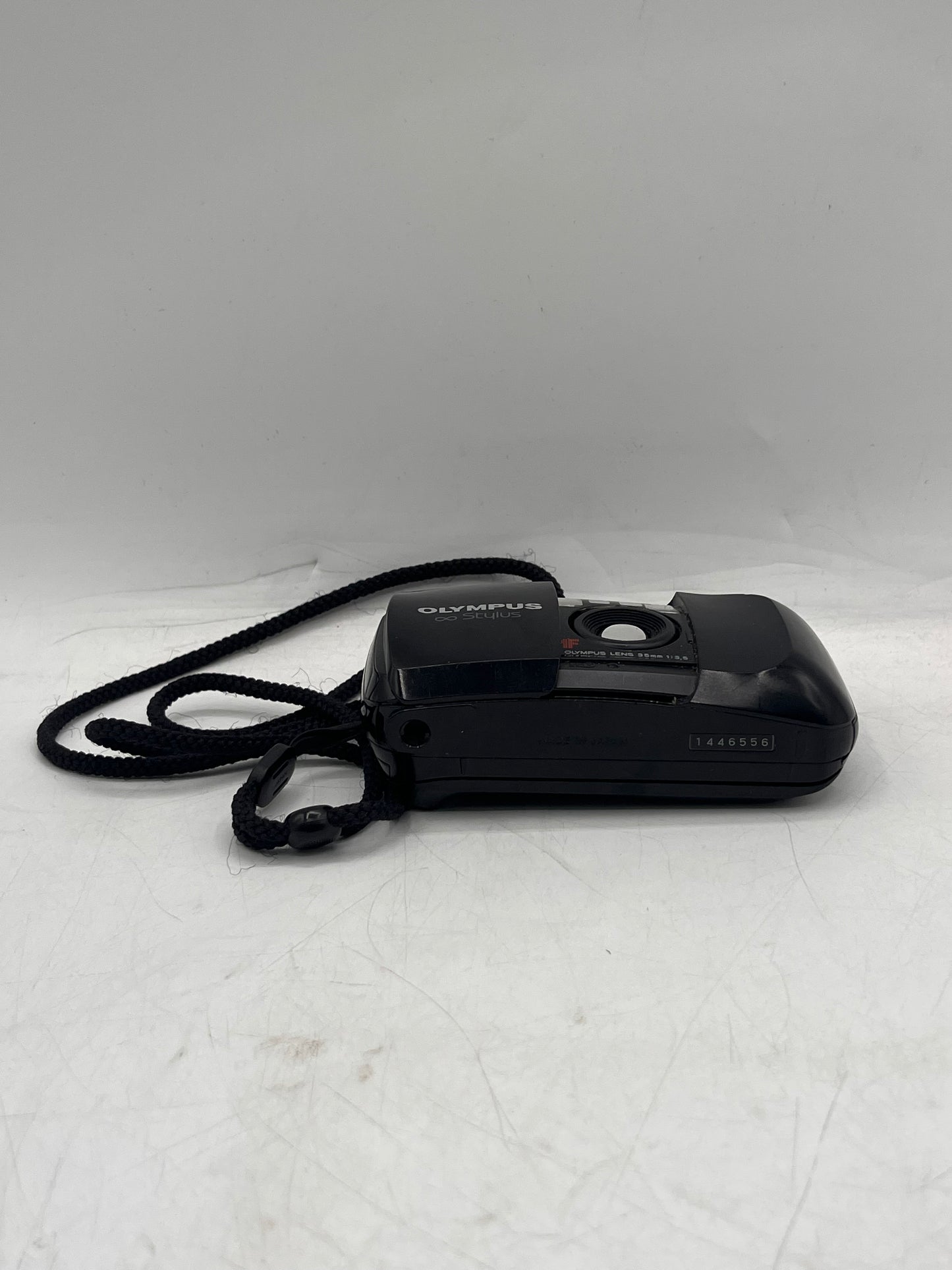 OLYMPUS Olympus μ Mju I Infinity Stylus 35mm Point & Shoot Film Camera Black Broken