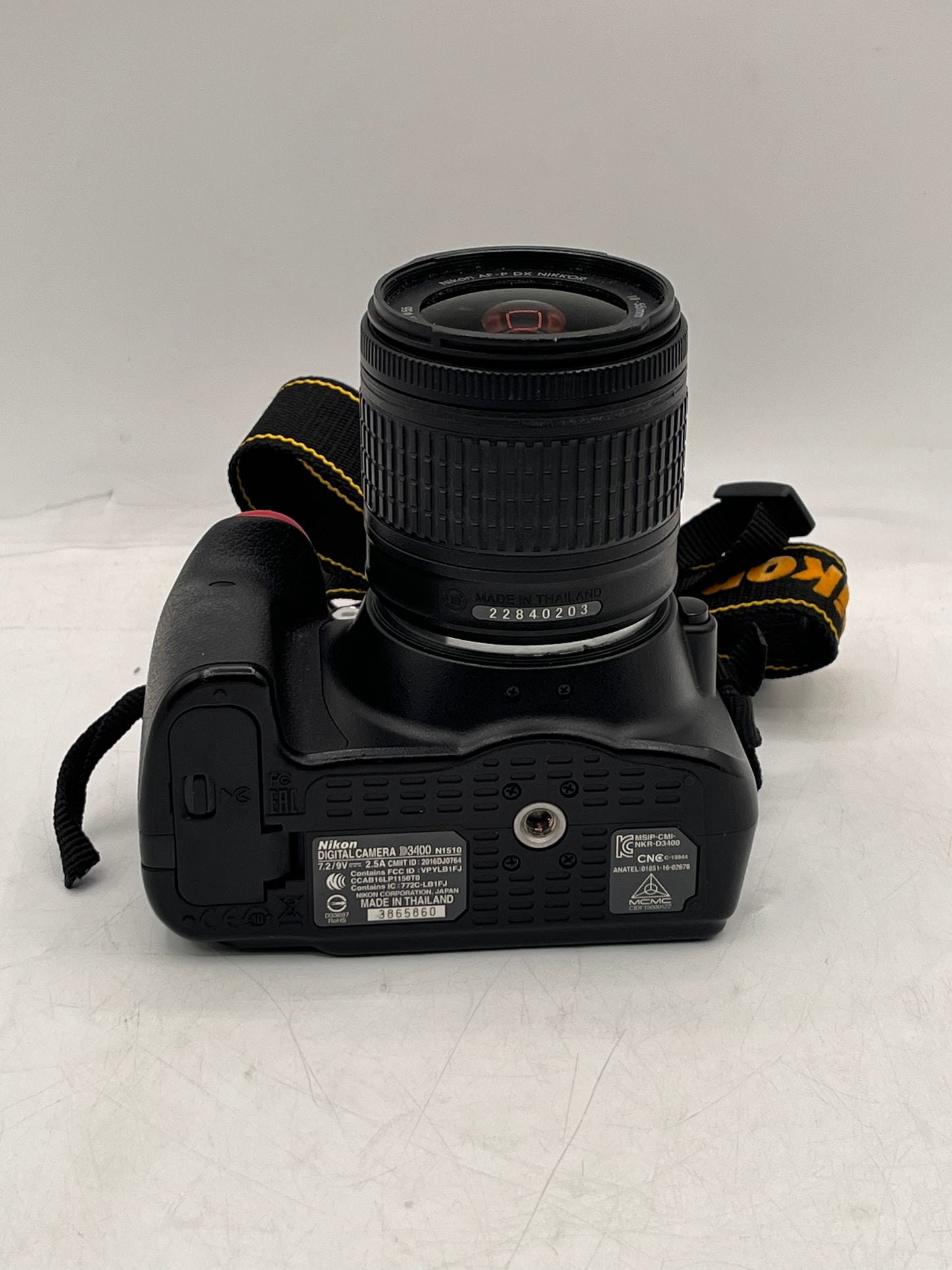Nikon D3400 Digital Camera w/ 18-55mm 1:3.5-5.6G VR Lens - Black Tested Free Shipping