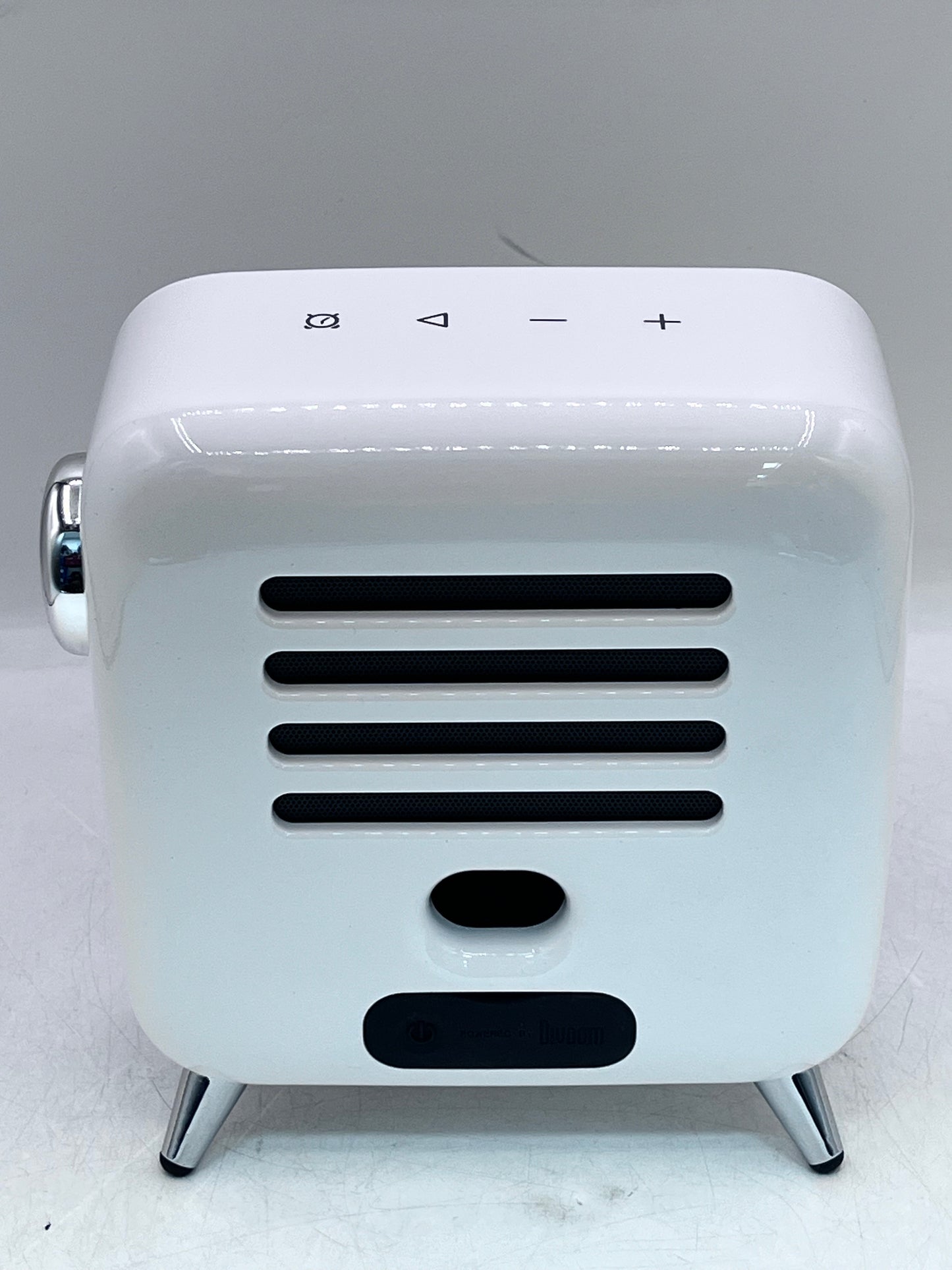 Divoom Tivoo-Max Portable Bluetooth Speaker System  White Cube Design