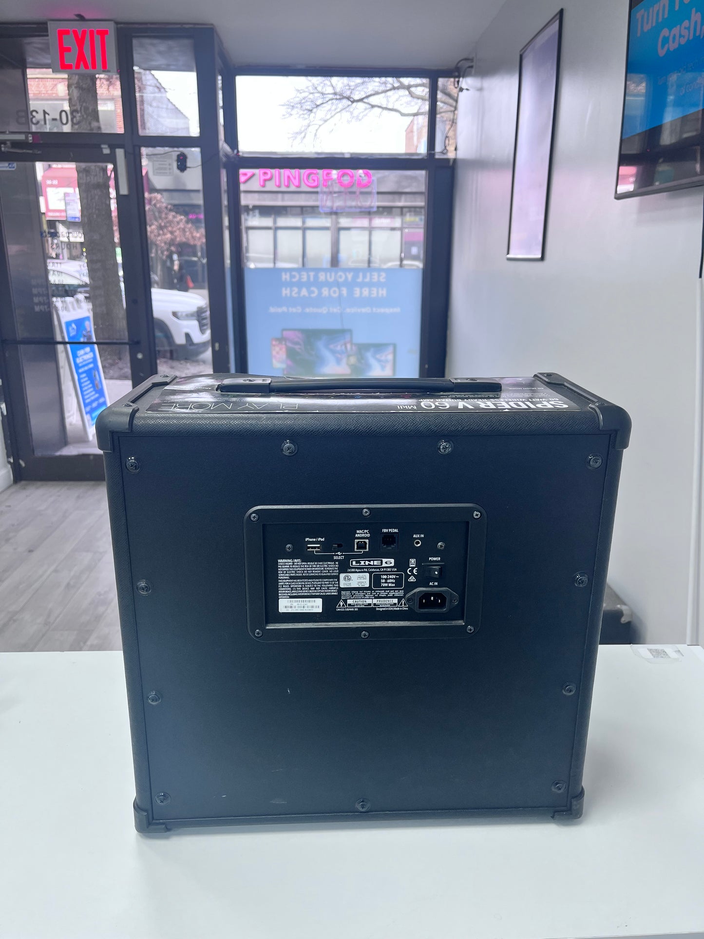 Spider V 60 mkII 60 Watt Modeling Amplifier w/Built-In Effects - Black