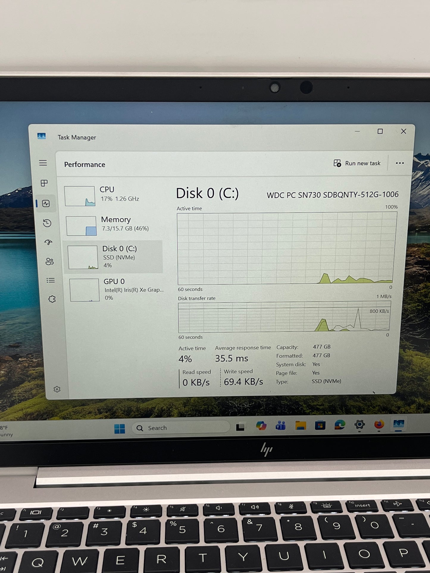 HP EliteBook 840 G8 14" Intel Core i5-1145G7 2.60GHz 16GB RAM 512GB SSD