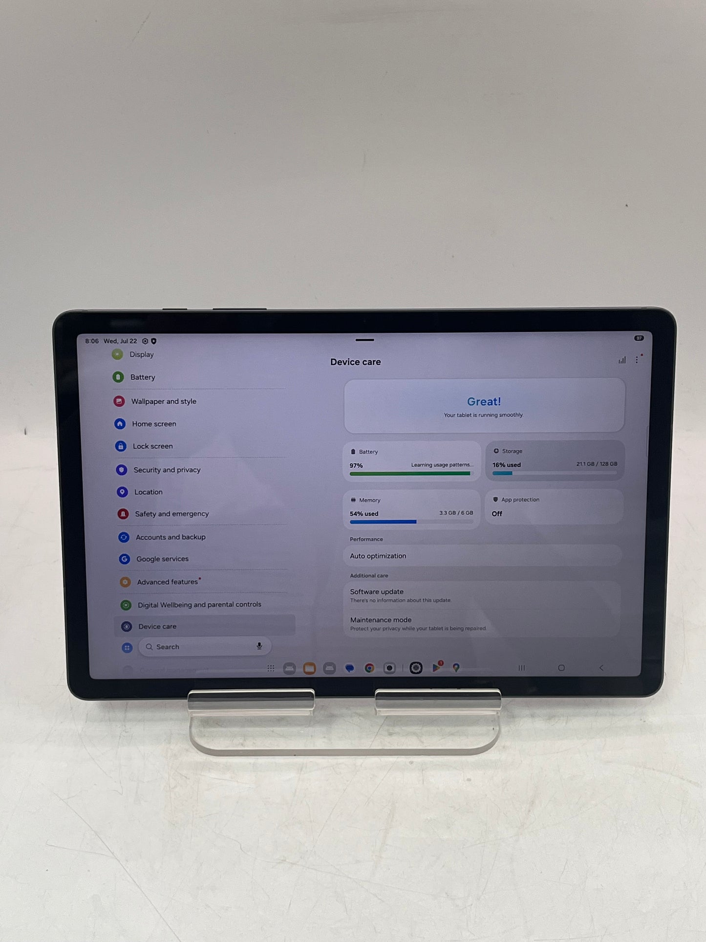 Samsung Galaxy Tab S10 FE SM-X520 128GB Wi‑Fi Only Tablet - Black
