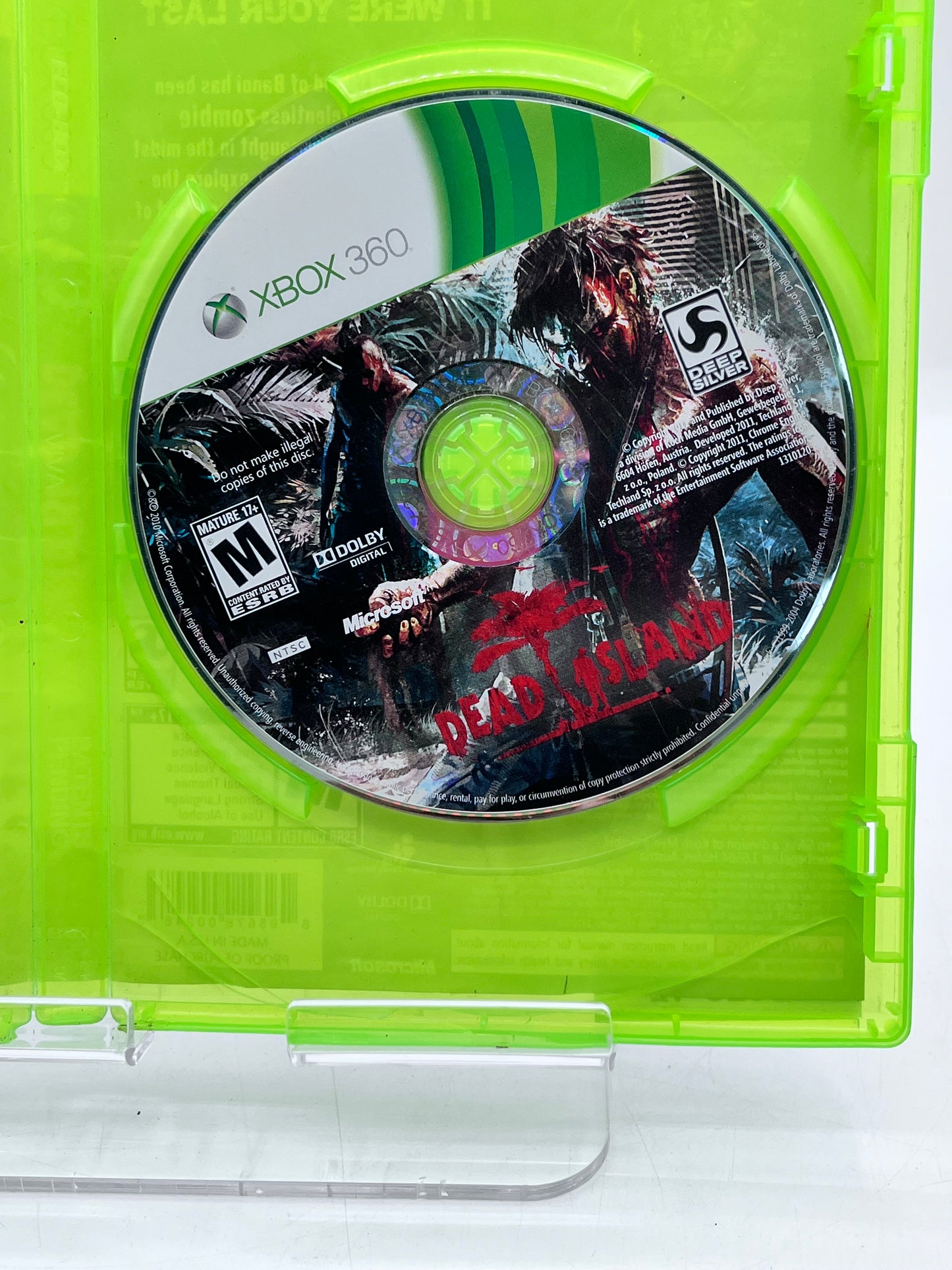 Dead Island (Microsoft Xbox 360, 2011) no manual