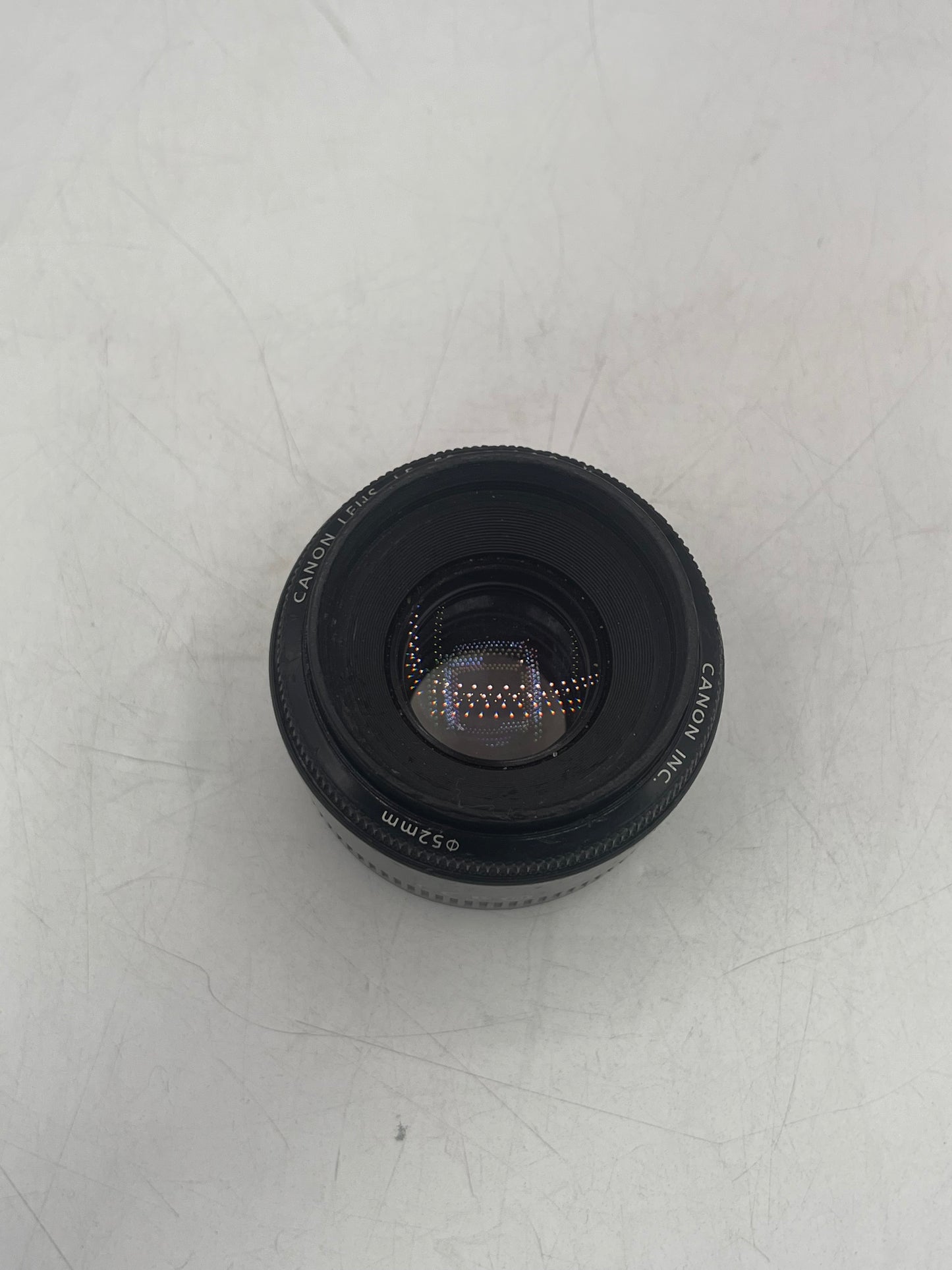 Canon EF 50mm F1.8 II Camera Lens Black Broken
