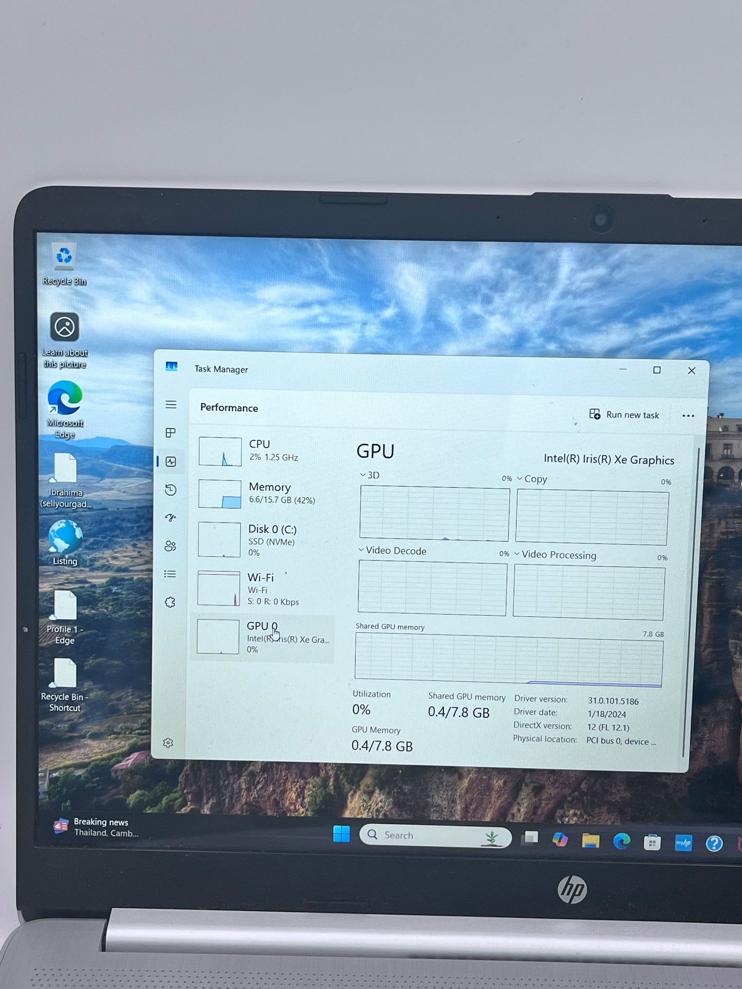 HP 15-dy2073dx Laptop Core i7 16GB 512GB - Silver