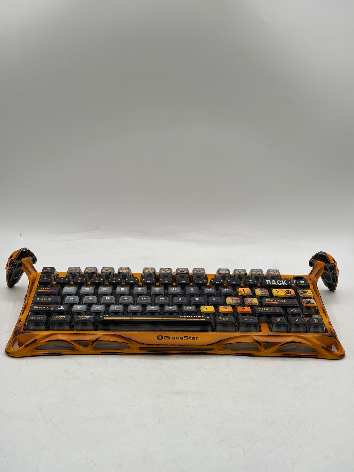 Gravastar Mercury K1 Pro Mechanical Keyboard - Battle Worn Yellow
