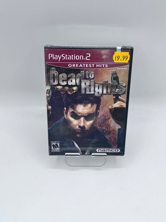 Dead to Rights (Greatest Hits) PS2 (Brand New Factory Sealed US Version) Free Shipping