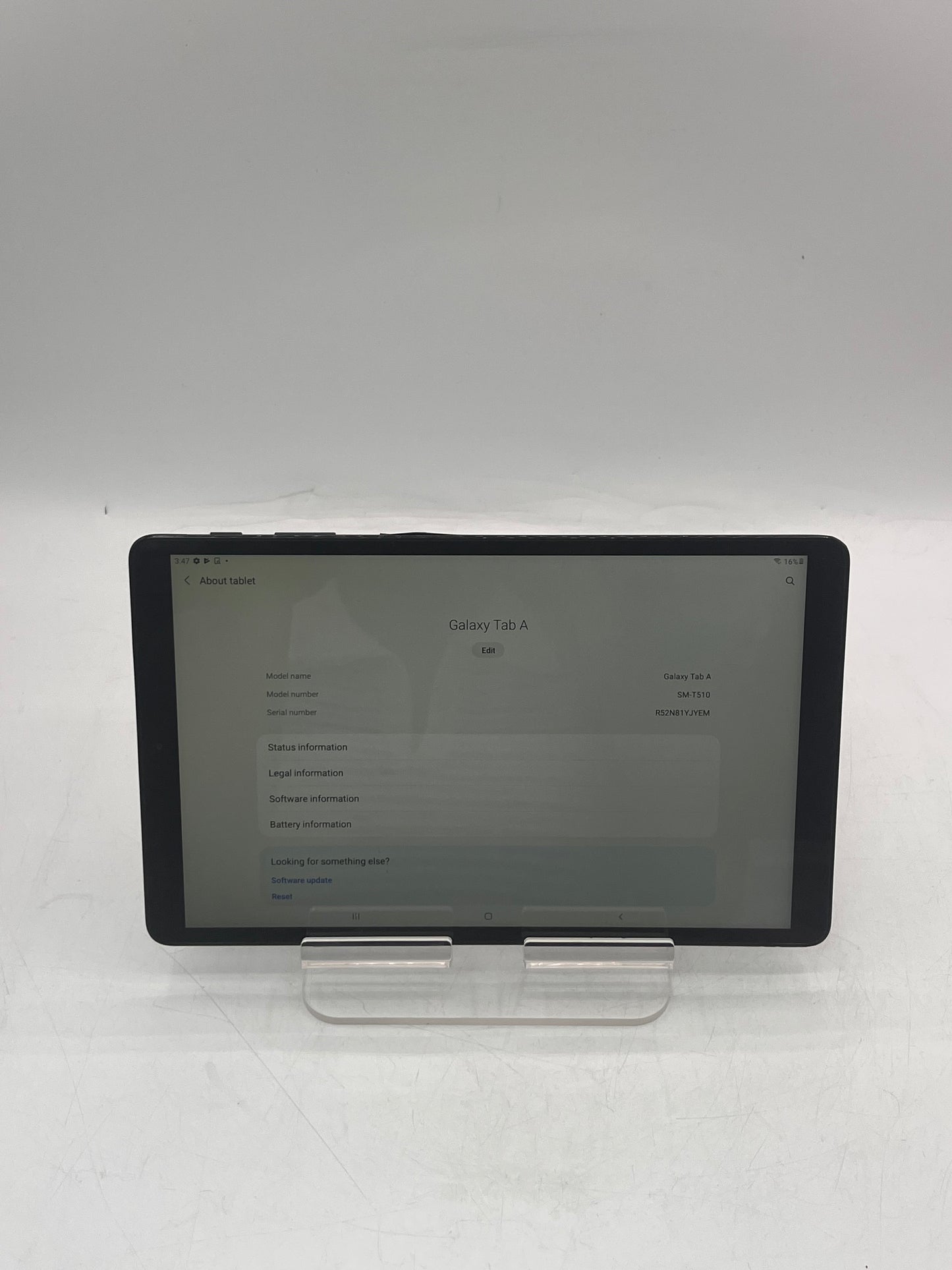 Unlocked Samsung Galaxy Tab A 10.1 SM-T510 32GB WiFi + Cellular Tablet Black
