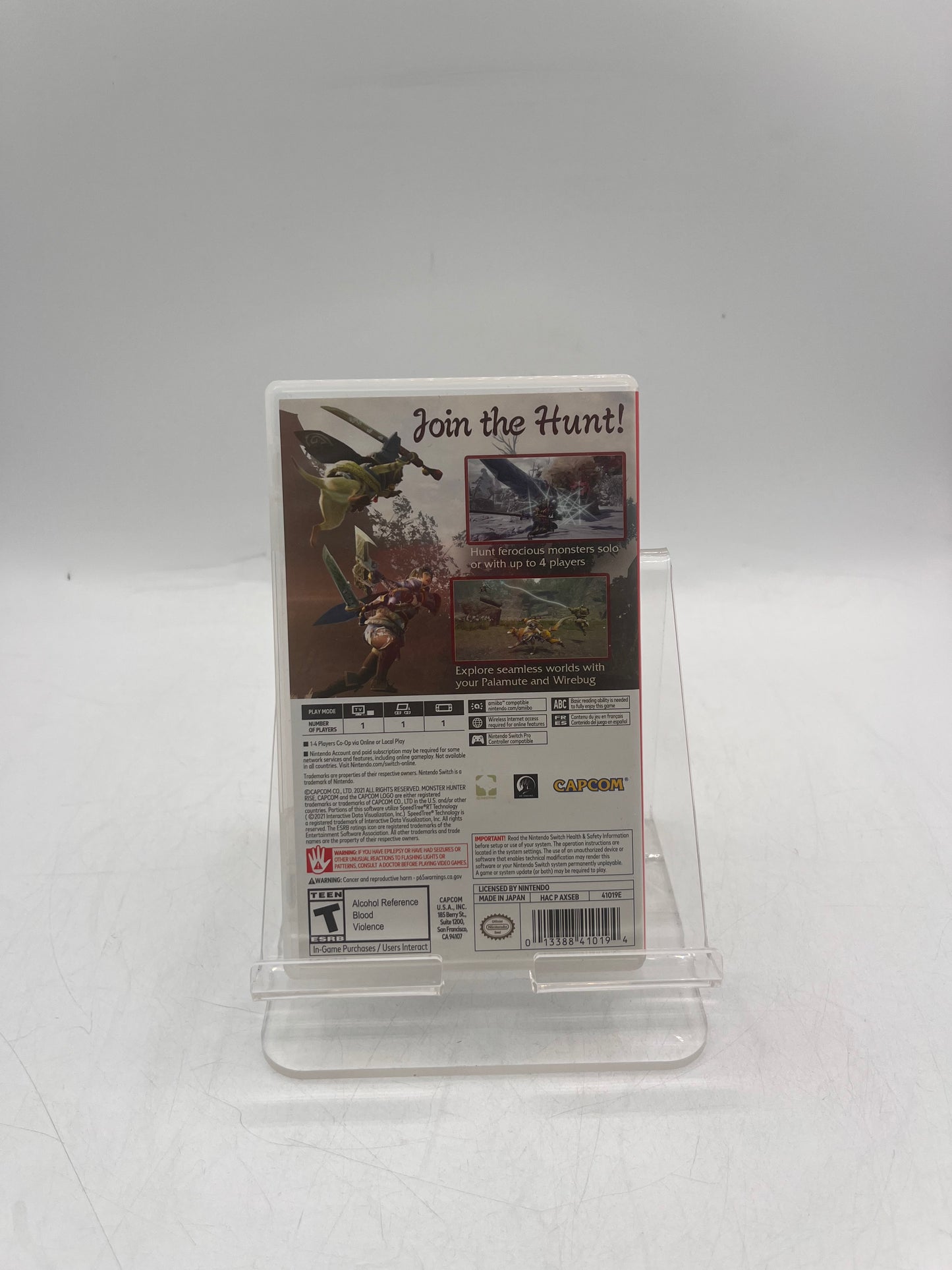 Nintendo Switch Monster Hunter Rise Video Game - Free Shipping!