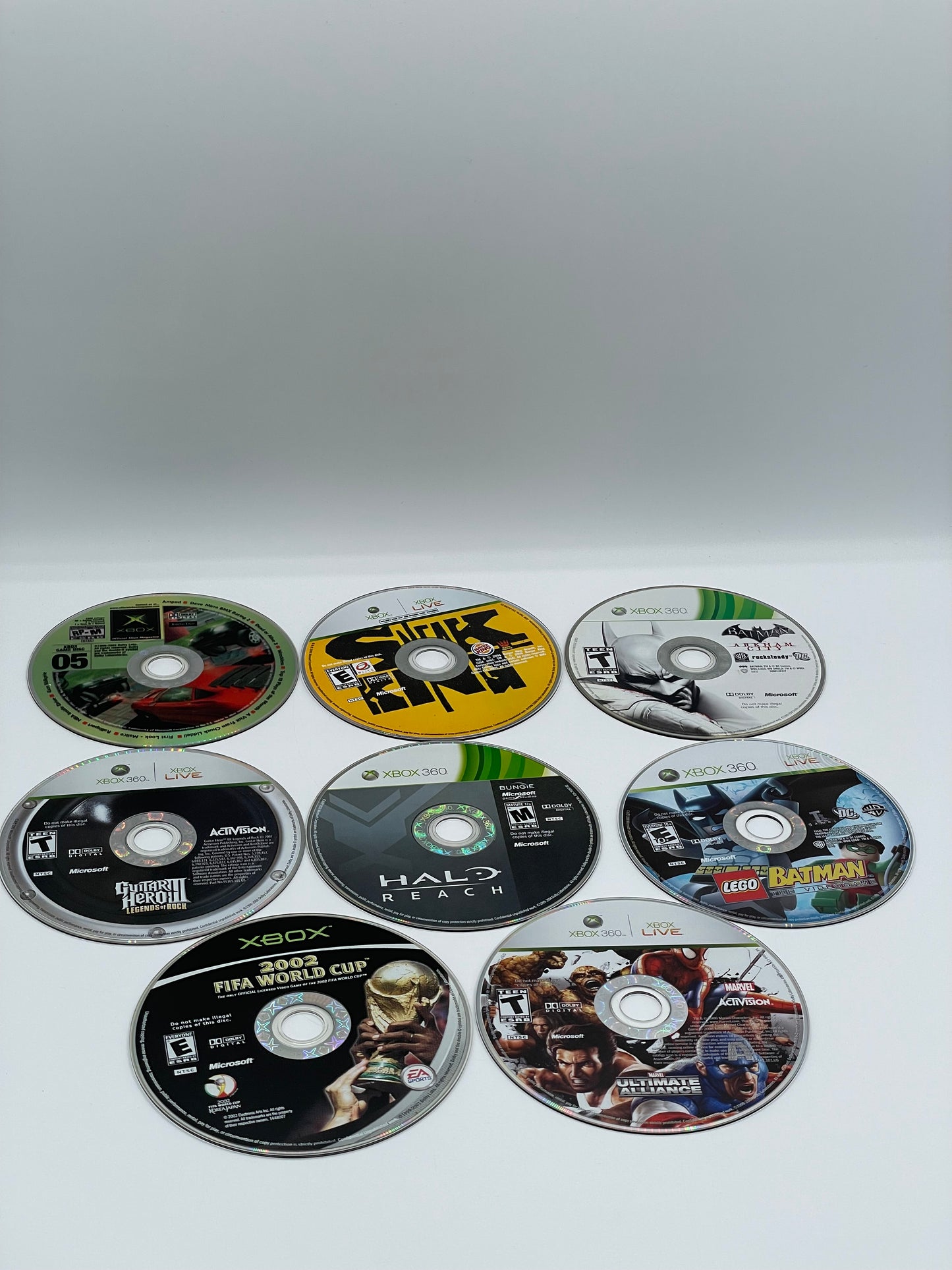 Assorted Xbox & Xbox 360 Video Games Lot of 8