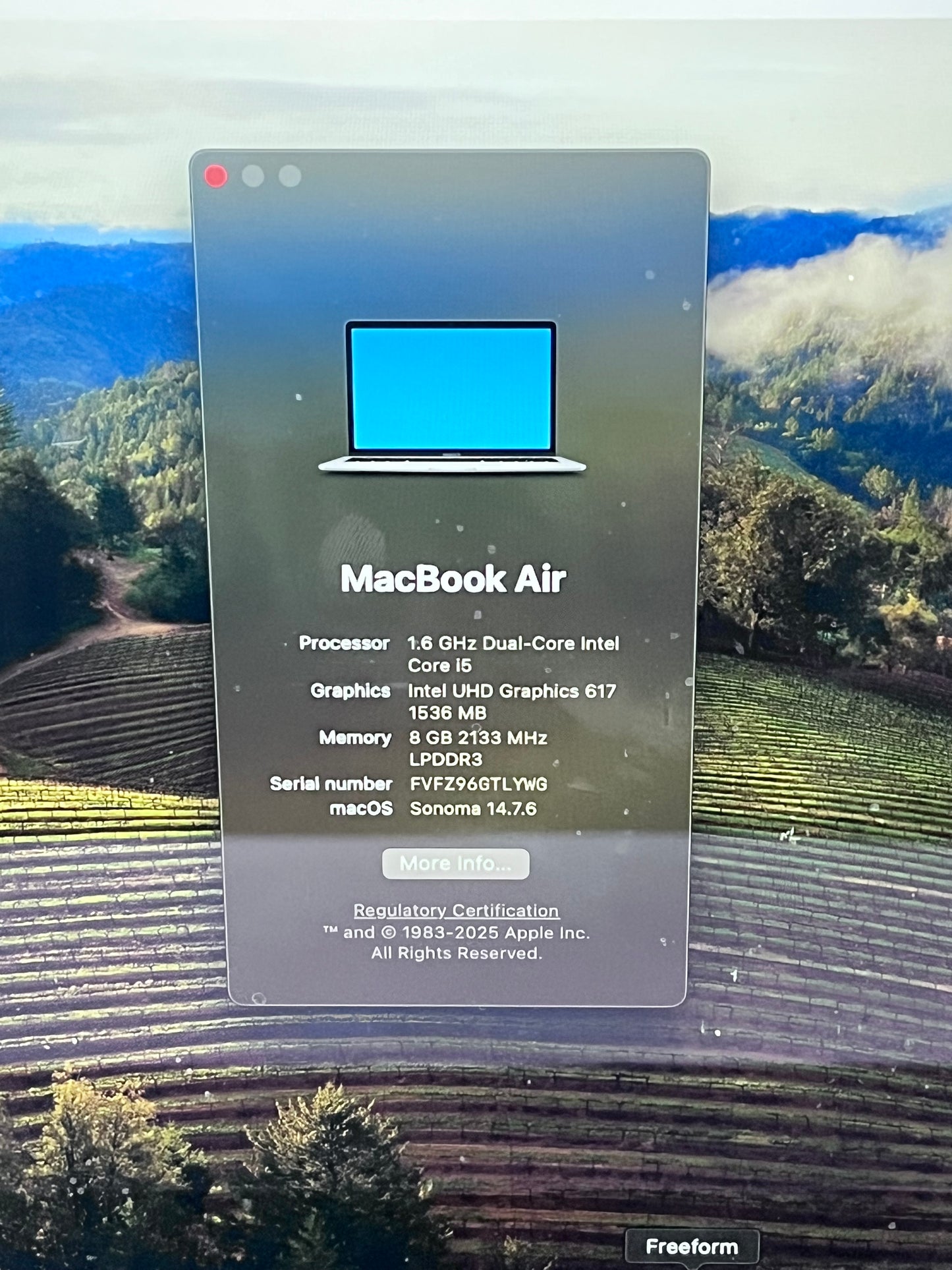 Apple MacBook Air 13" A1932 128GB 4GB 2019 -  Space Gray