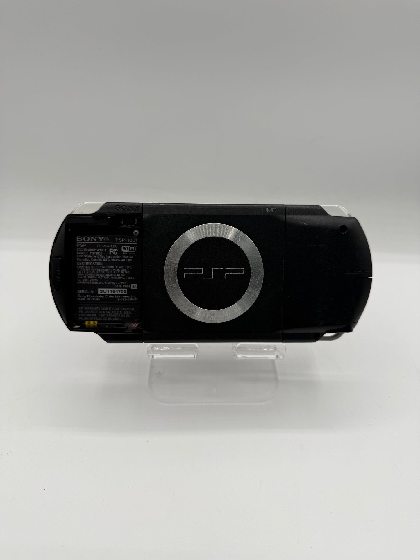Sony PSP-1001 2004 Black Video Game System for Parts
