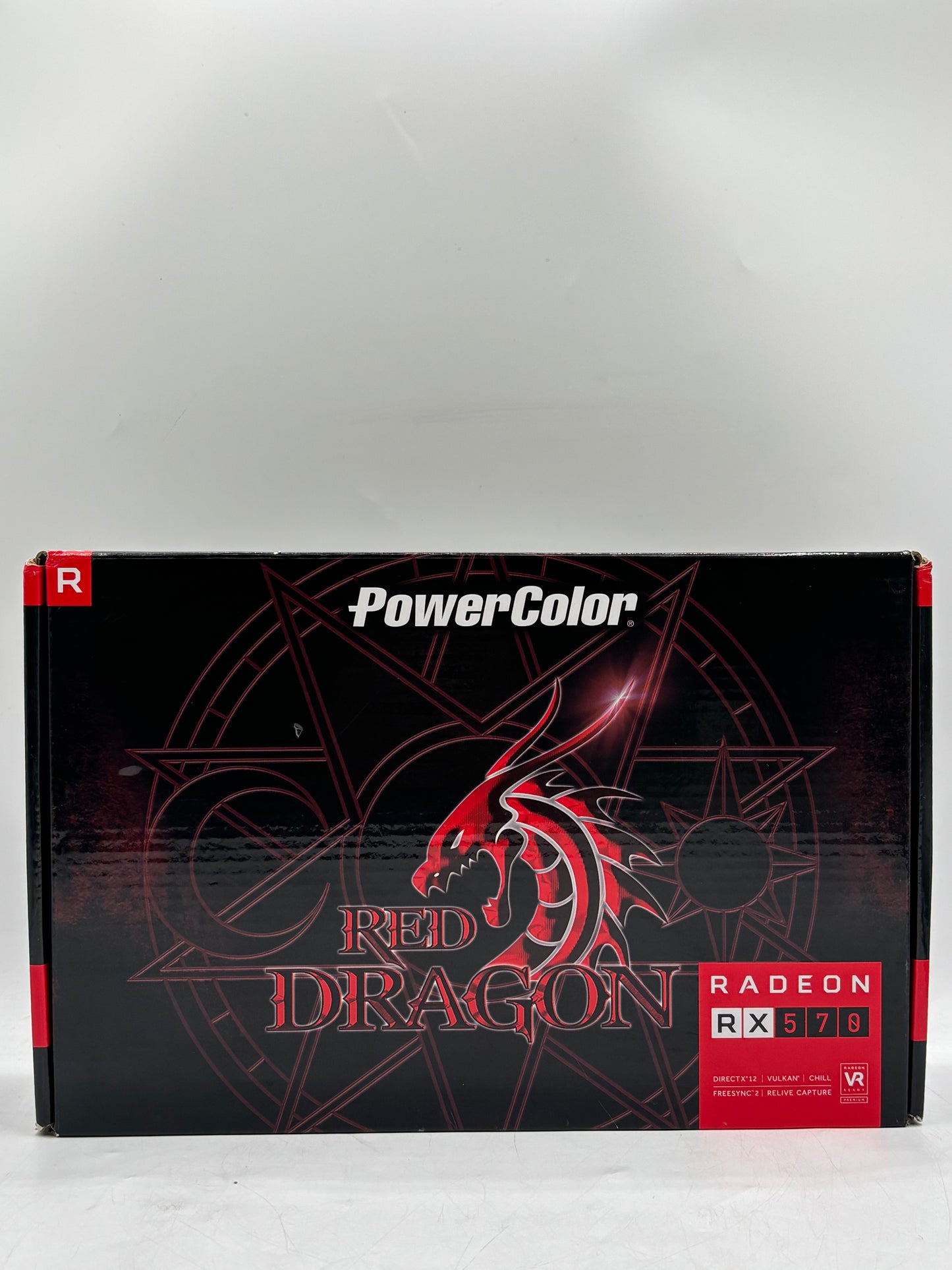 NEW OPEN BOX Power Color Red Dragon Radeon RX 570 4GB GDDR5 Graphics Card, Black