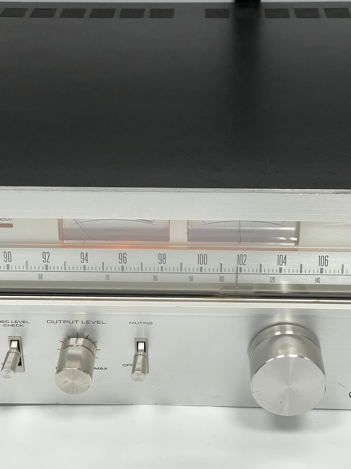 VINTAGE PIONEER TX-8500 II STEREO TUNER SILVER FACED Tested READ