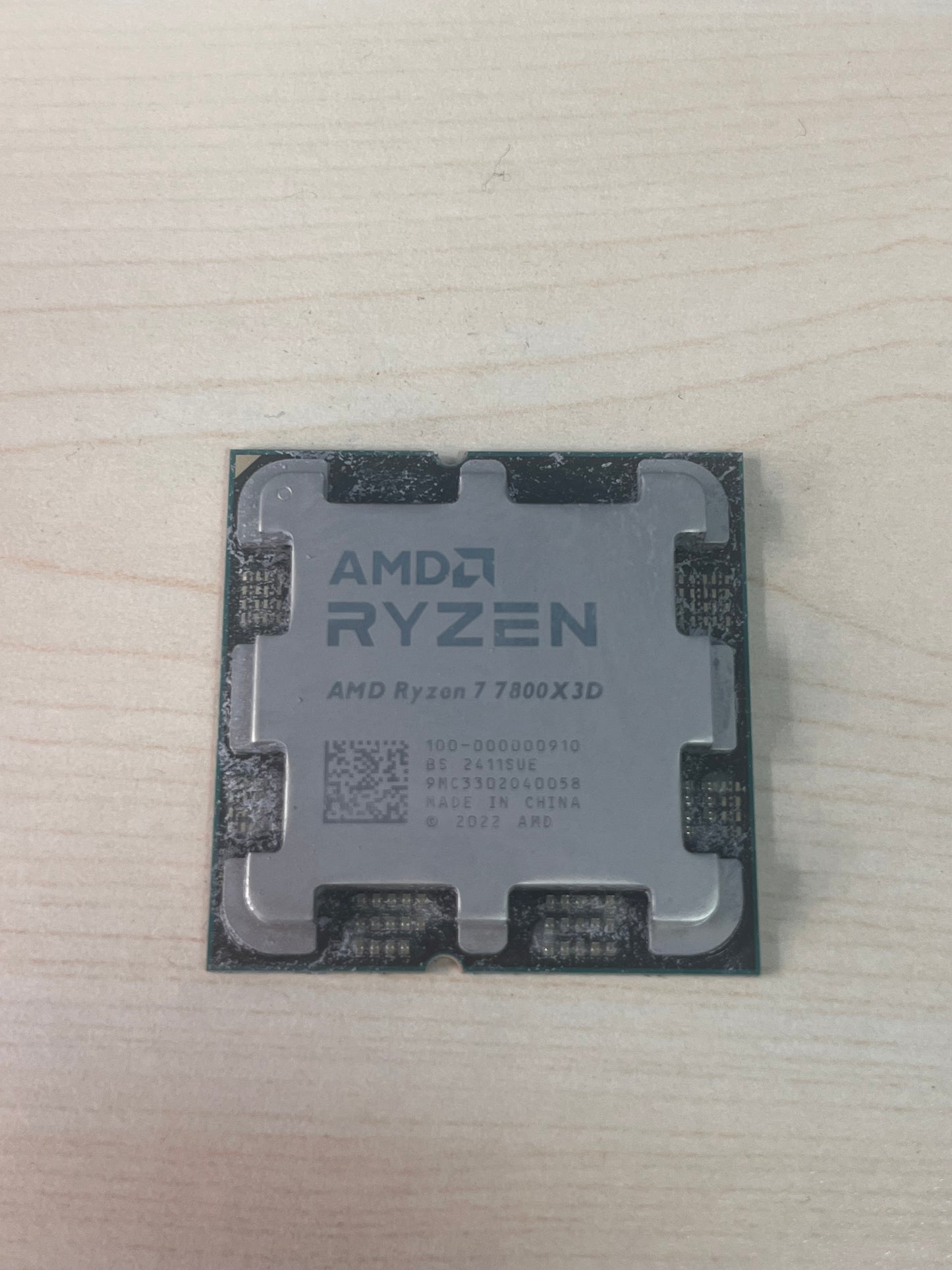 AMD Ryzen 7 7800X 3D 8-Core 4.2GHz Socket AM5 Gaming CPU Processor