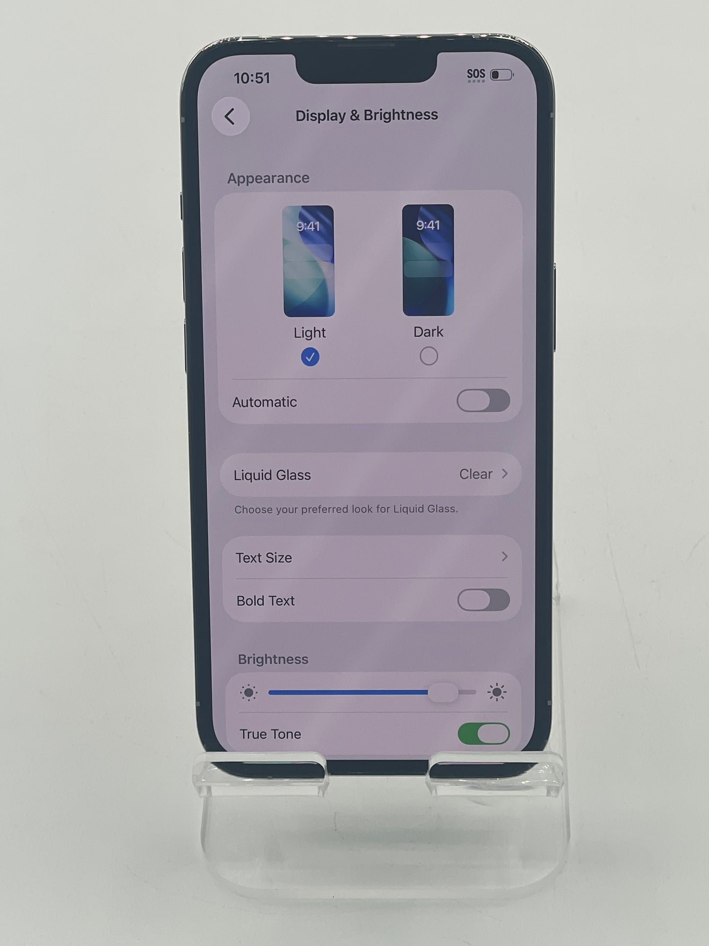 Unlocked Apple iPhone 13 Pro 6.1" 256GB White A2483 MLR73LL/A Service Batt