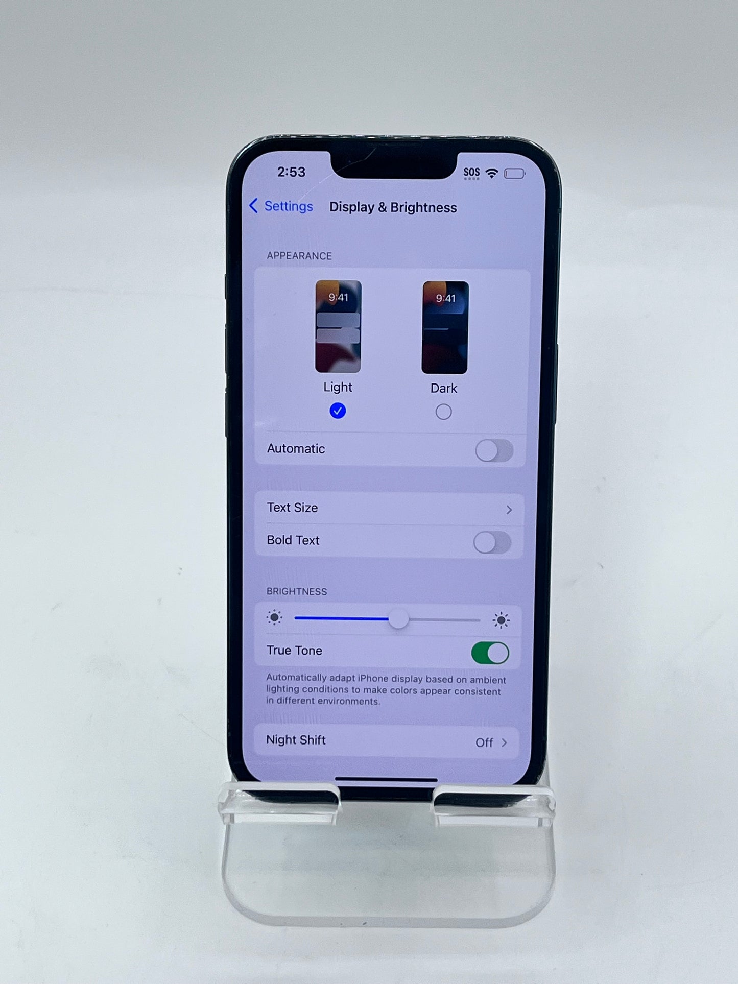 Unlocked Apple iPhone 13 Pro 6.1" MLTT3LL/A A2483 128GB Blue READ
