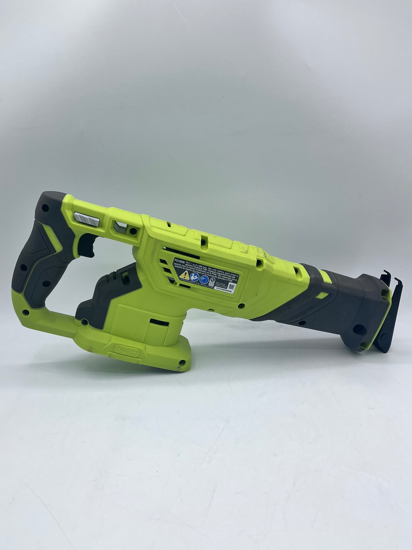Ryobi RYOBI P519VN Reciprocating Saw Tool Only Yellow